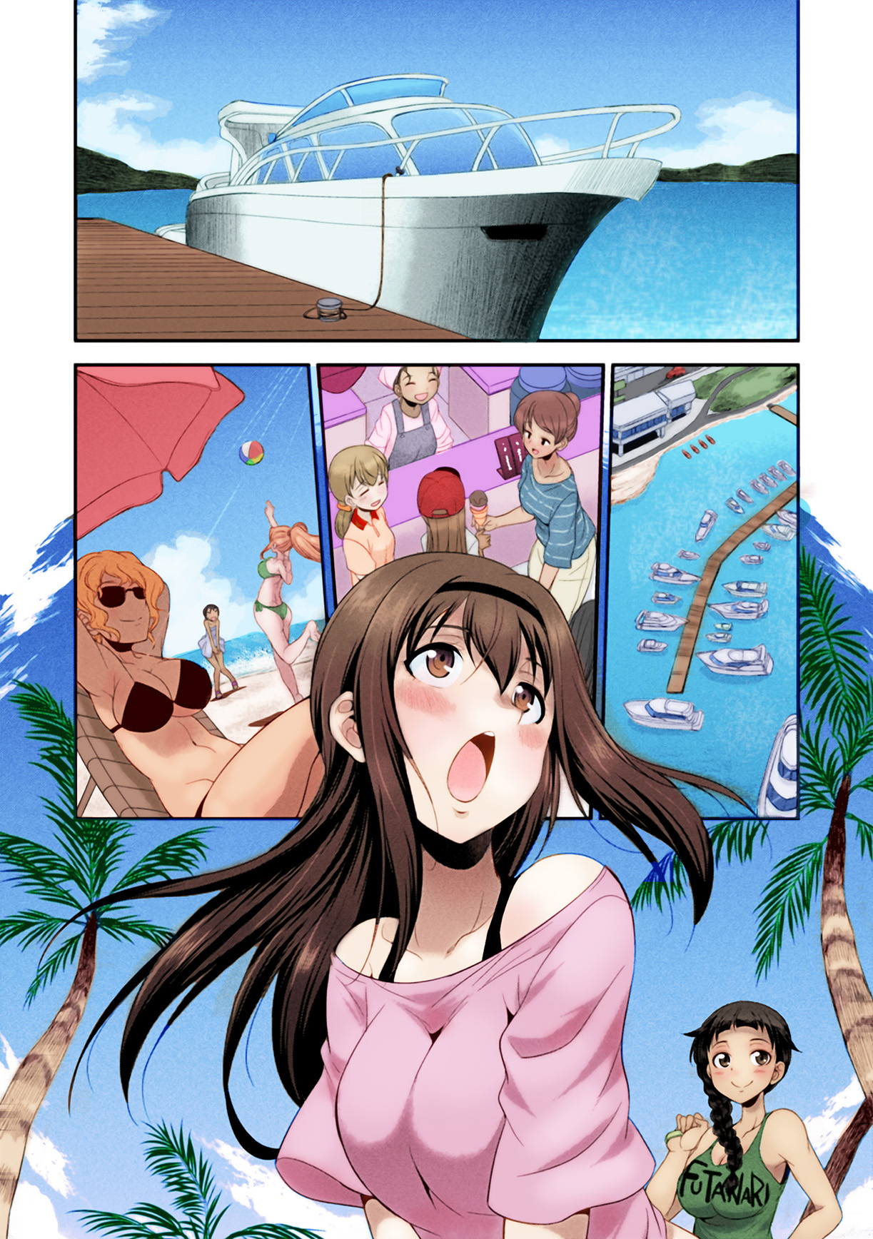 Futanarijima ~The Queen of Penis~ Ch. 1 page 8 full