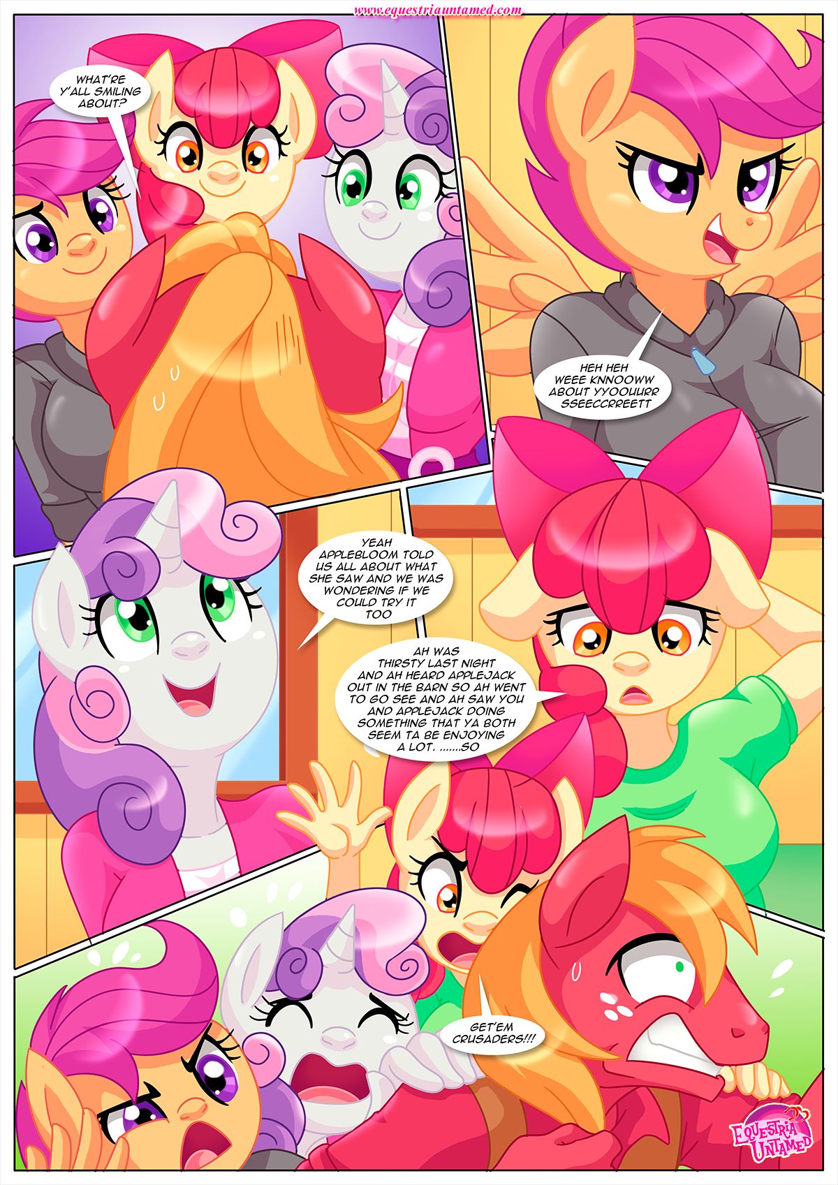 Applejack's Secret Is Out | My Little Pony Friendship is Magic page 8 full