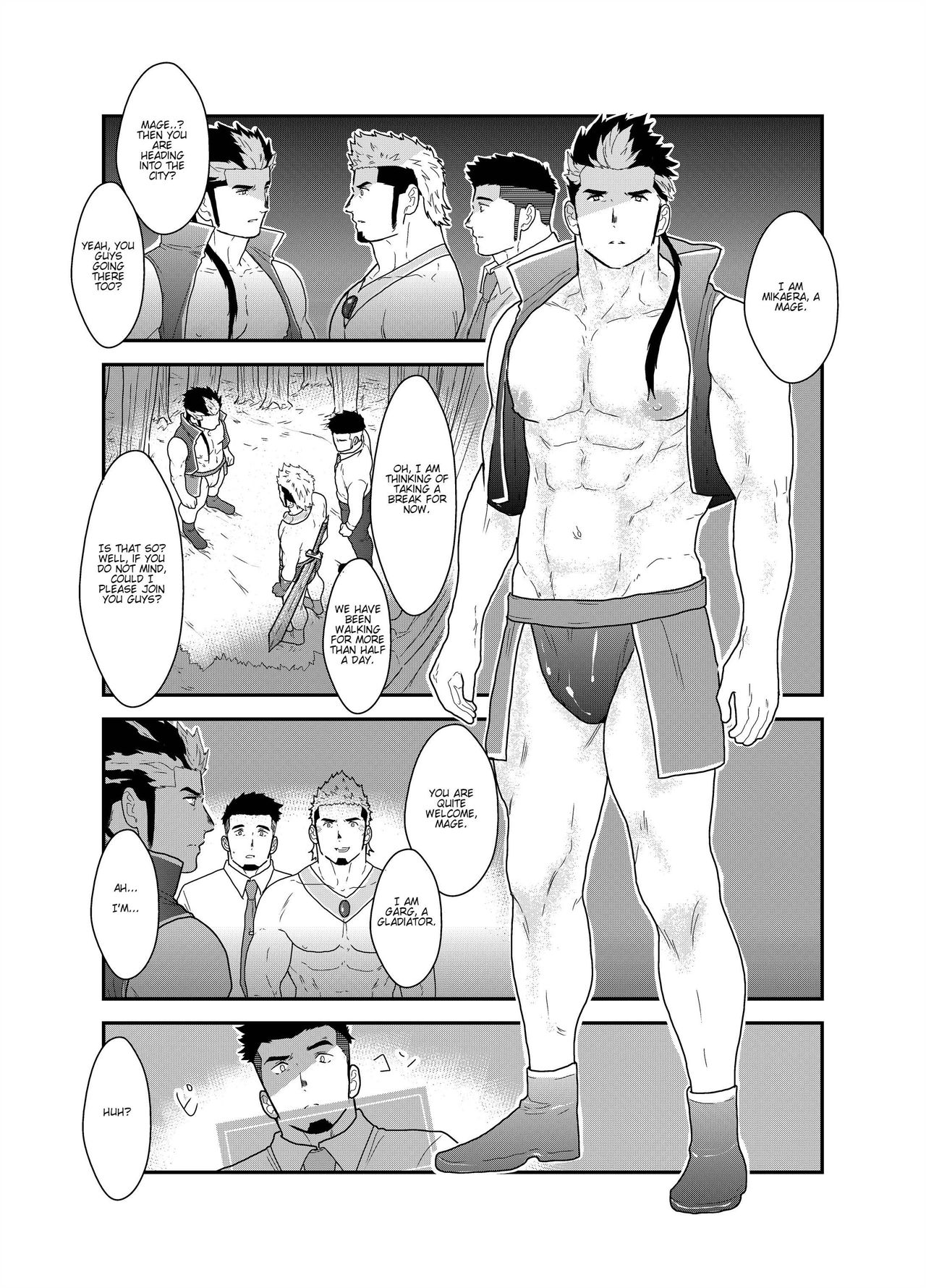 Tensei Shitara Gay-Muke RPG no Sekai datta Ken ni Tsuite 2 | Reincarnated Into an Erotic Gay RPG Part 2 page 7 full