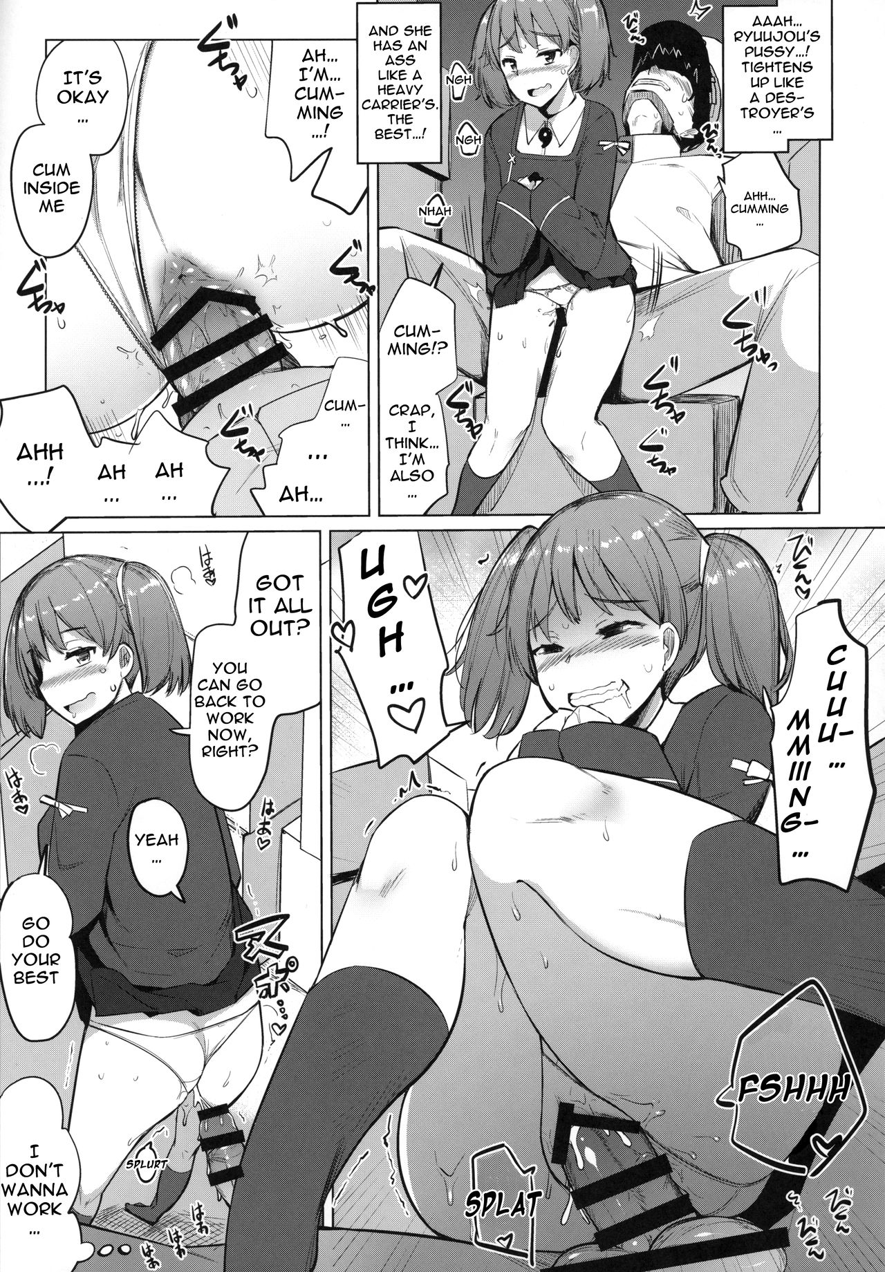 Shigoto ni Tsukaretara Ryuujou o Yobidashite Nuitemorau. page 10 full