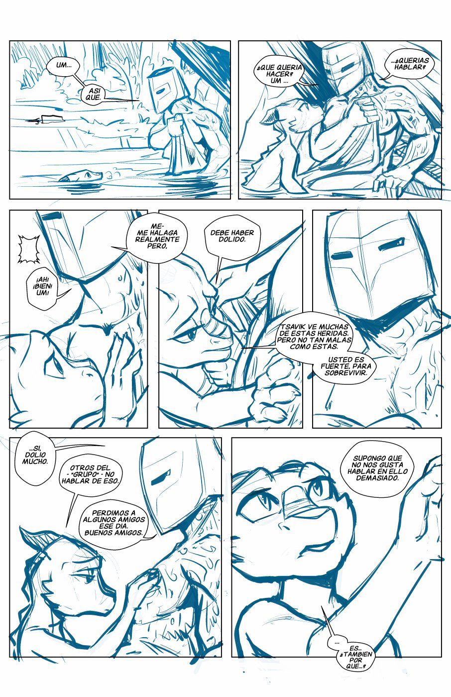 Kobold and a knight page 4 full