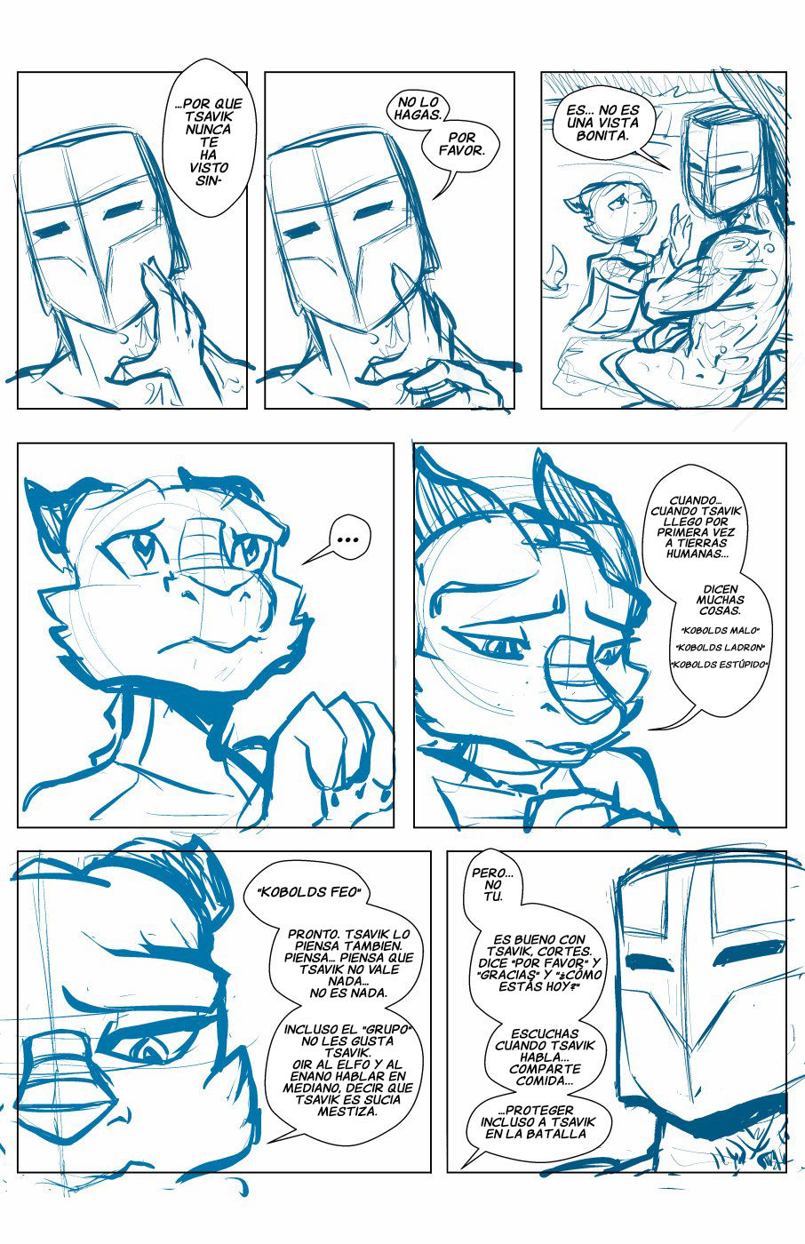 Kobold and a knight page 5 full