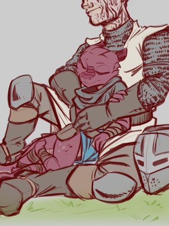 Kobold and a knight cover