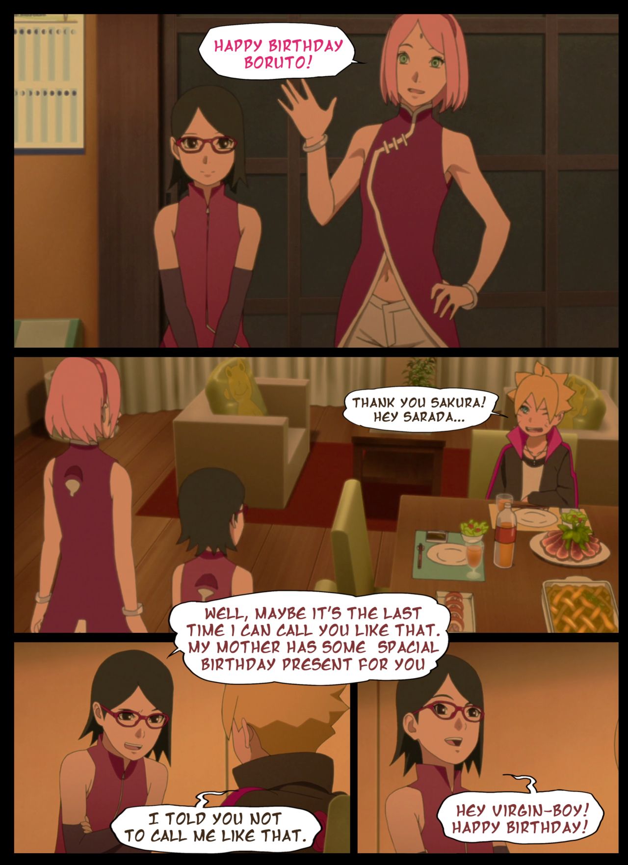 Boruto's Birthday Gift page 2 full