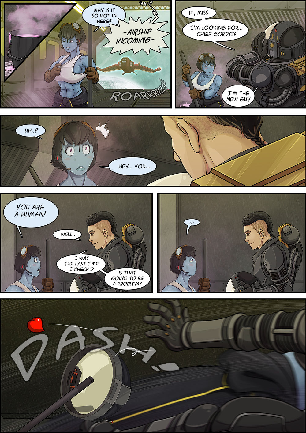 Straight down to the hangar page 6 full