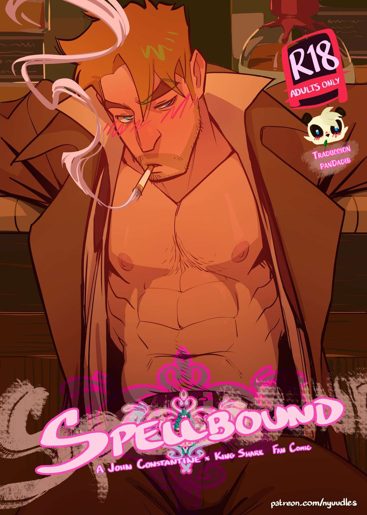 Spellbound: A John Constantine x King Shark Fan Comic page 1 full