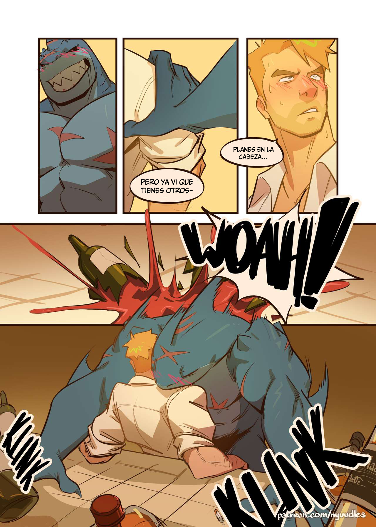 Spellbound: A John Constantine x King Shark Fan Comic page 5 full