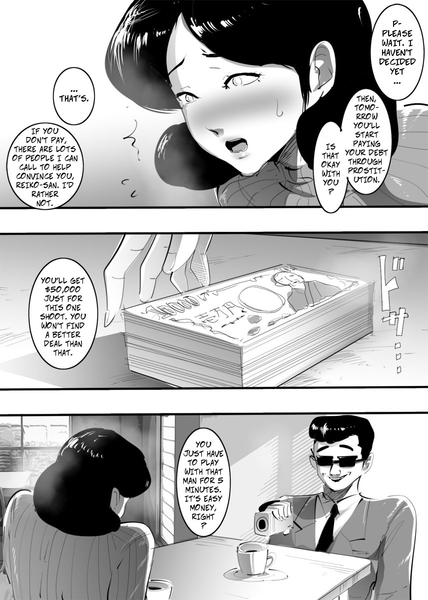 Shakkin no Kata ni Homeless to Yatta Hitozuma. | A Married Woman Fucks A Homeless Oldman To Reduce Her Debt page 3 full