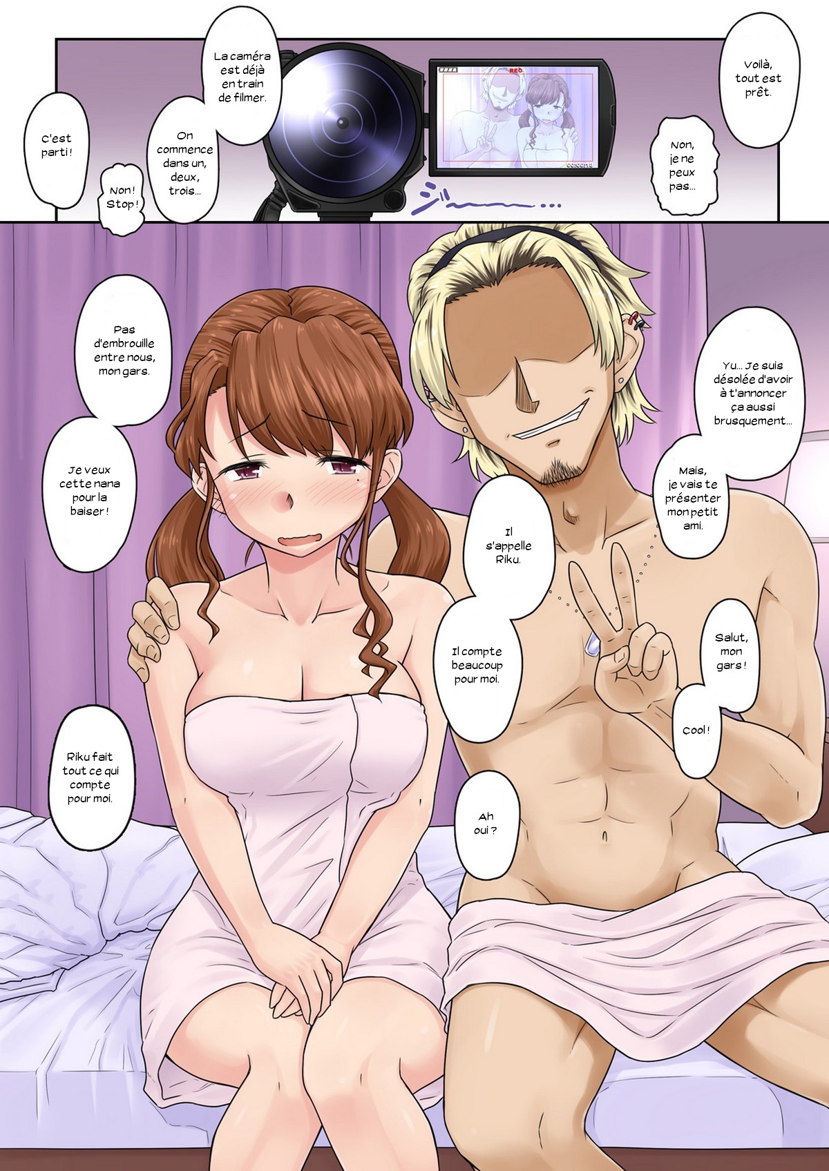 DQN ni Netorareta Osananajimi kara, Video Letter ga Todoku made. page 6 full