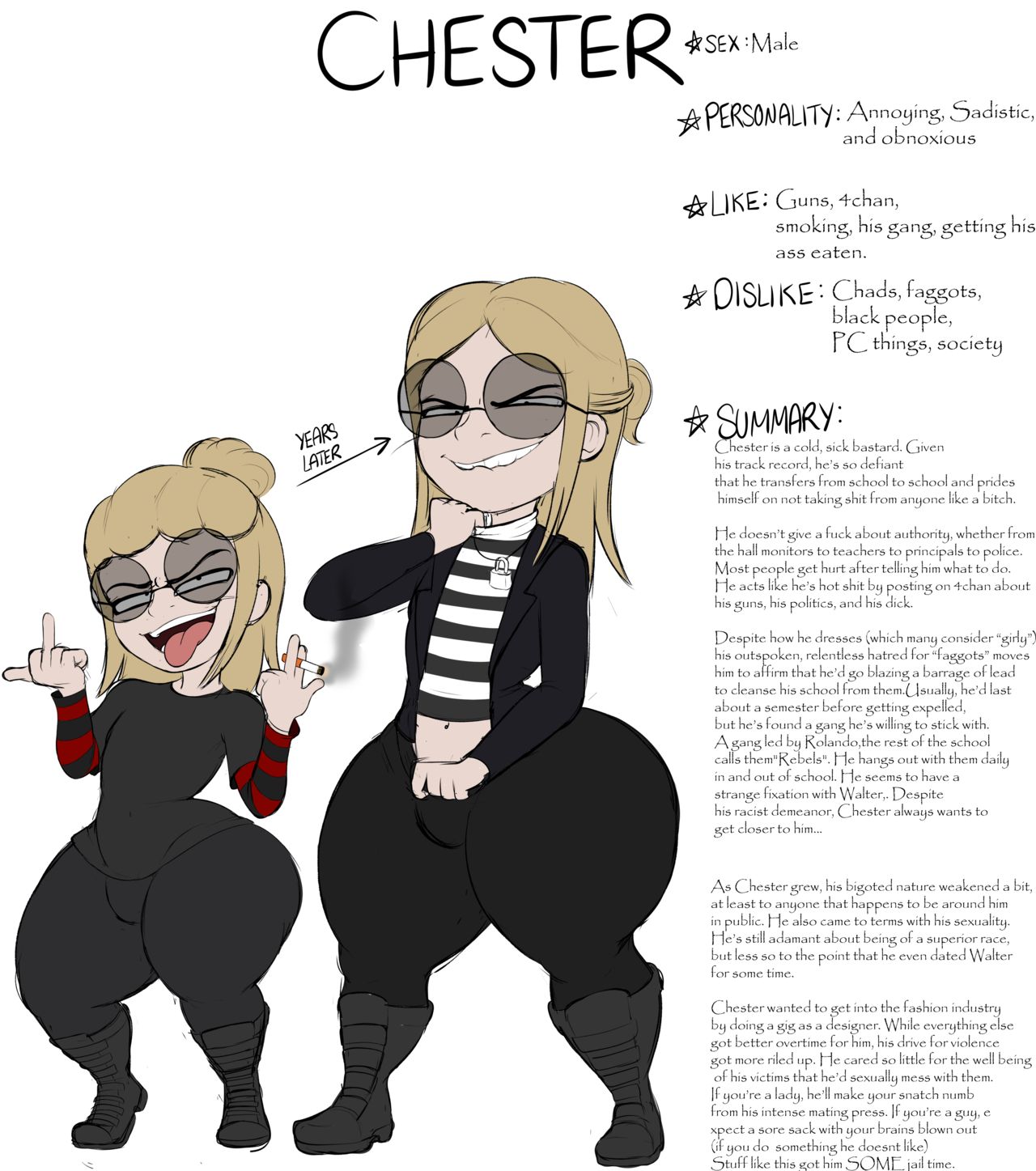BlackWhiplash's OC References page 5 full