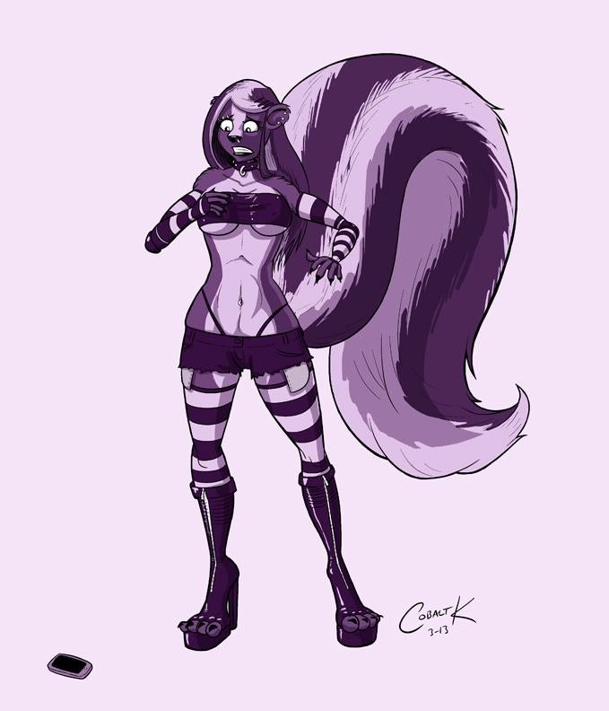 Biker Skunk Babe page 3 full