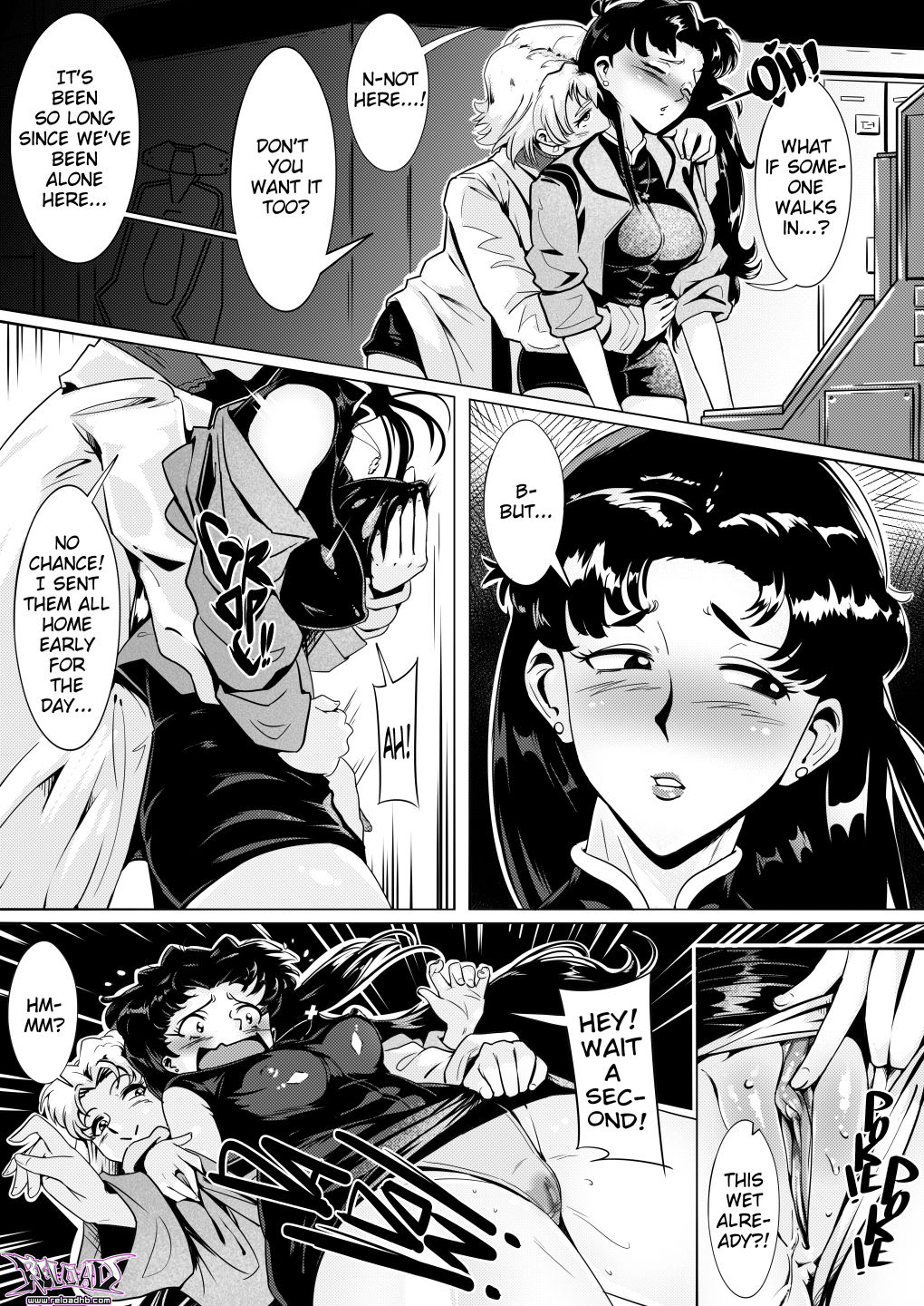 Ritsuko X Misato Futa page 2 full