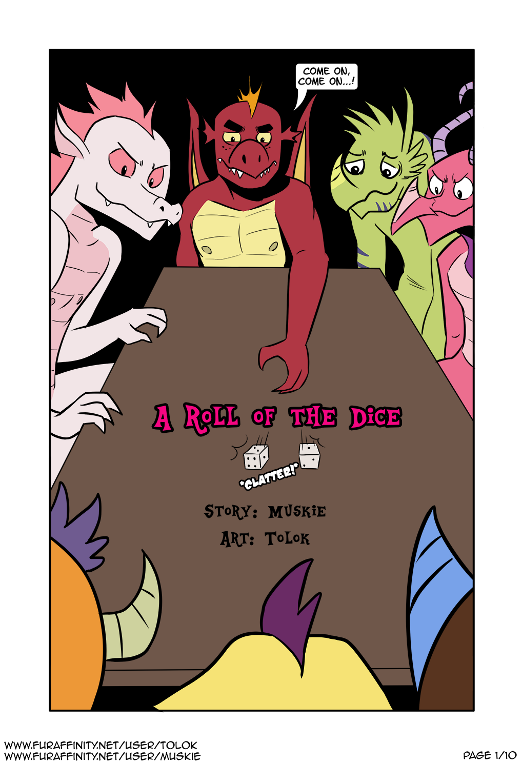 A Roll of the Dice page 1 full