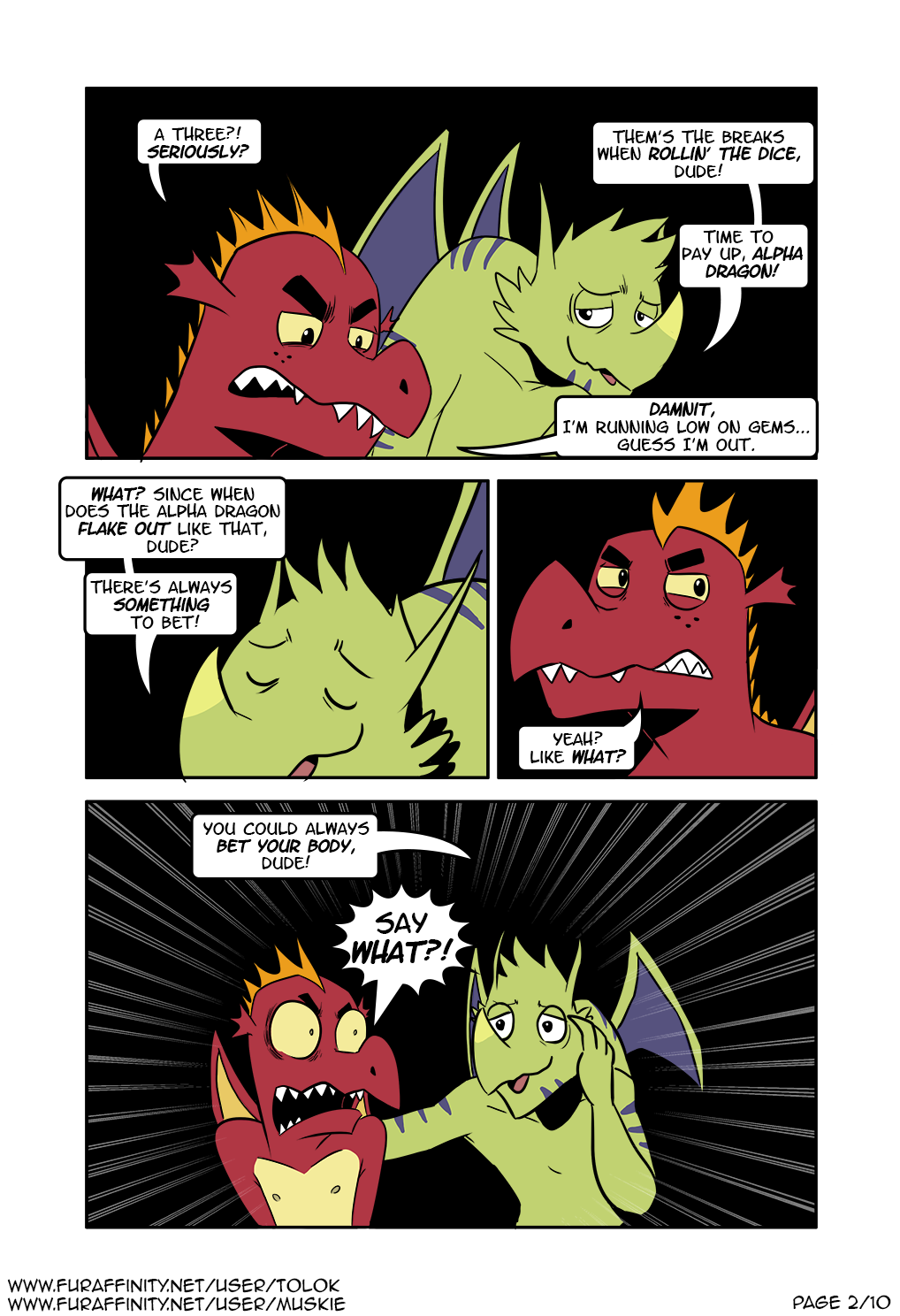 A Roll of the Dice page 2 full