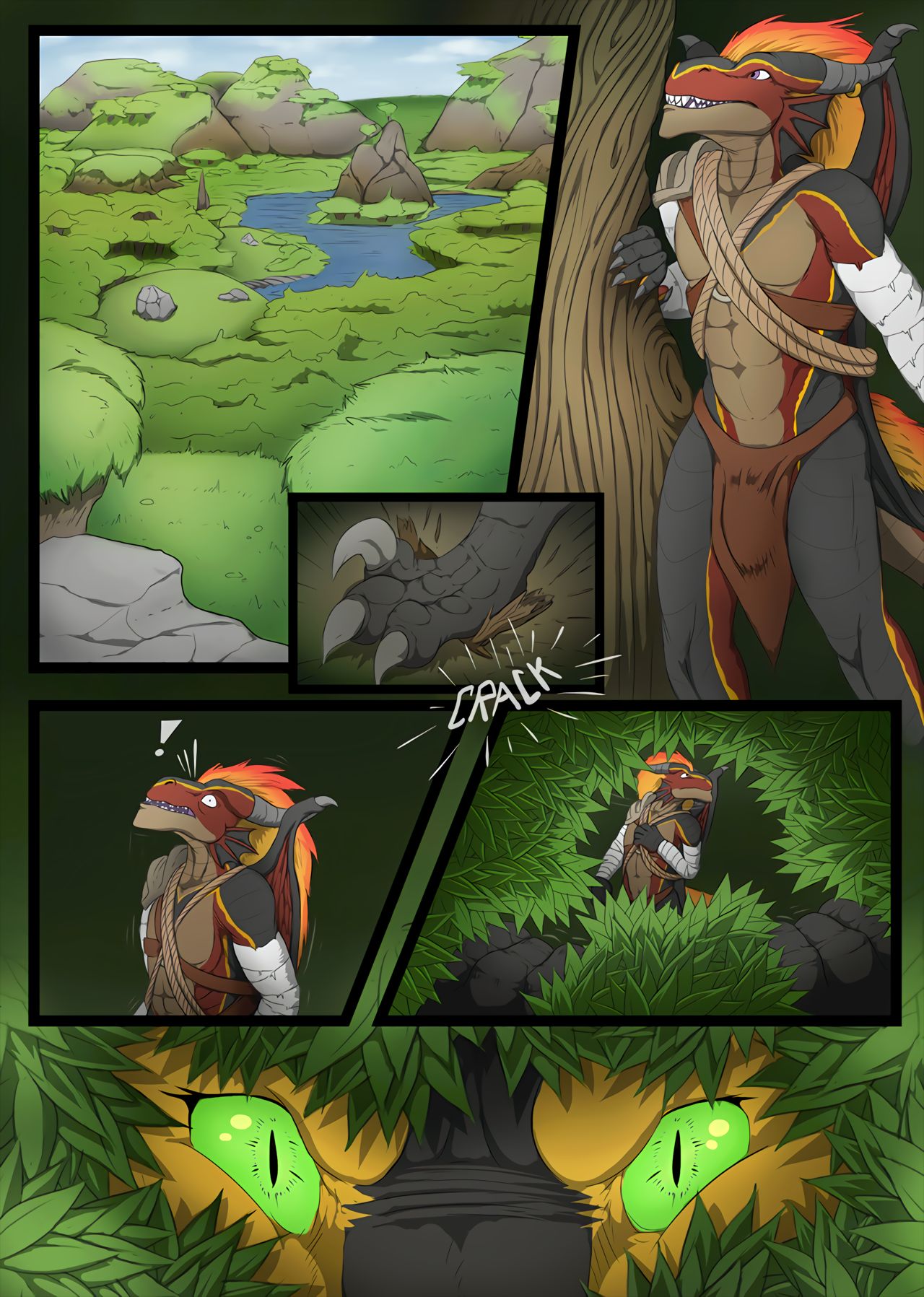 Trapped in the Woods page 1 full