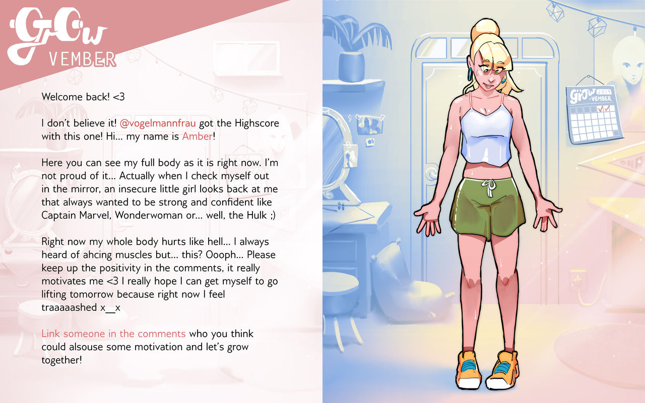 Maxflax - Amber's Growvember page 2 full