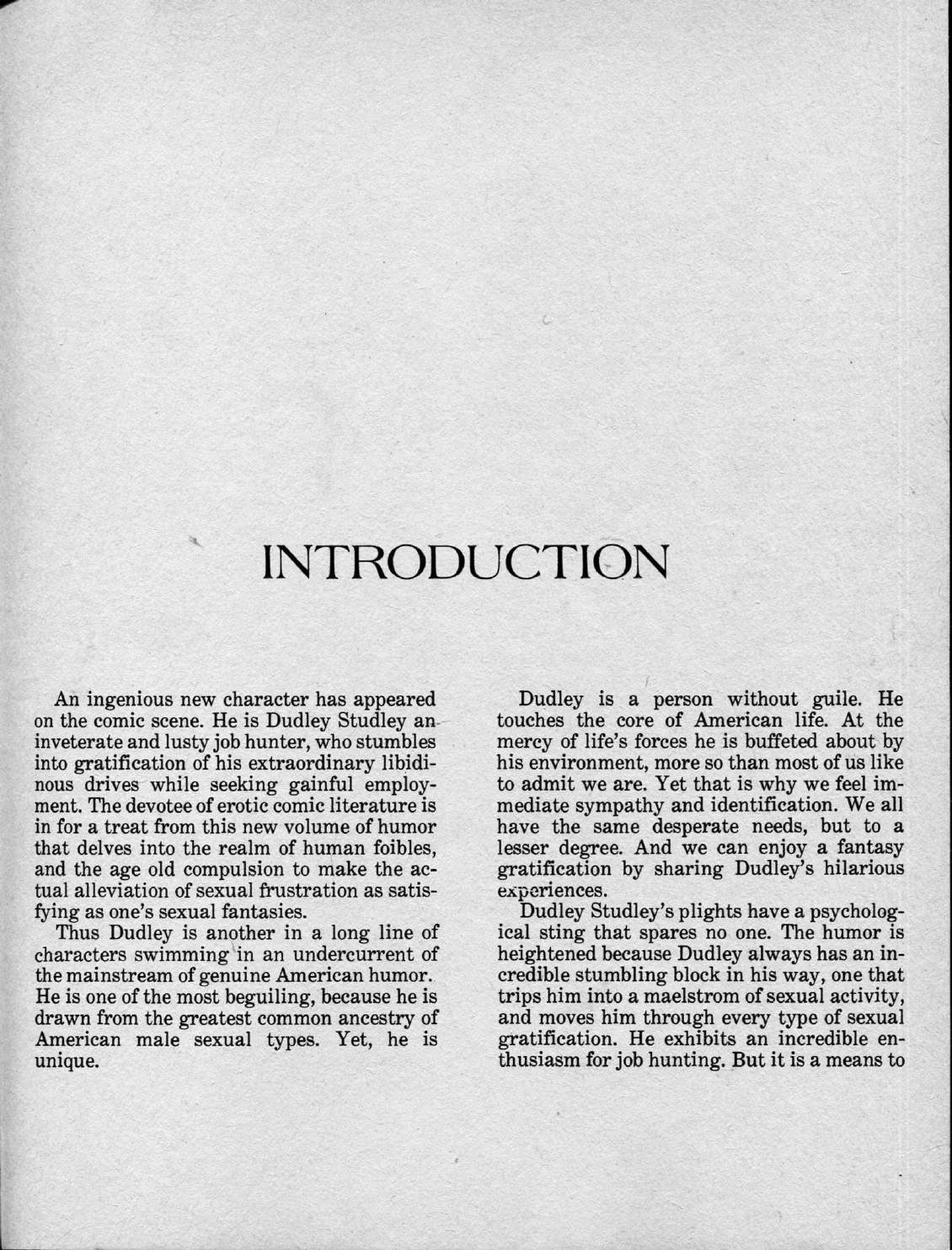 Dudley Studley - Tales of a Lusty Job-Hunter  by Vern Kent page 6 full