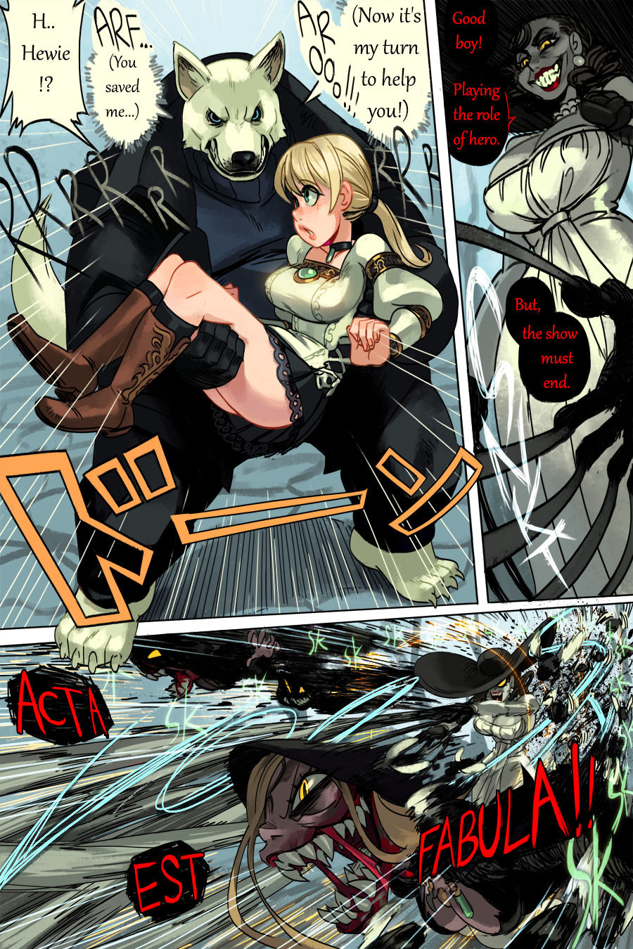 WHAT IF: RE:Maiden vs Haunting Ground page 4 full