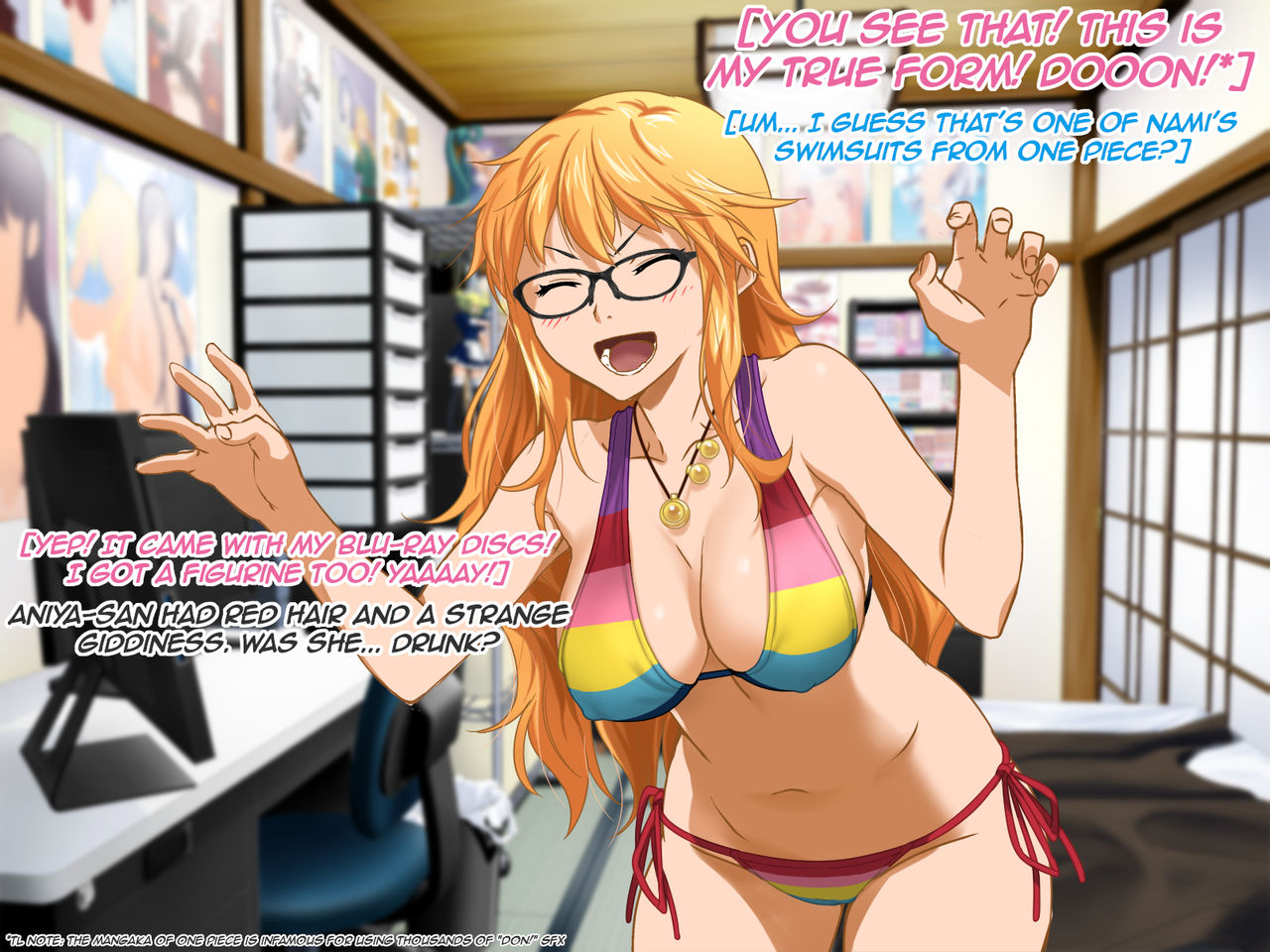 Aniya-san Change! Aki da! Mizugi da! Ofuro e GO!! | Aniya-san CHANGE! Autumn! Swimsuits! Hit the bath! page 8 full