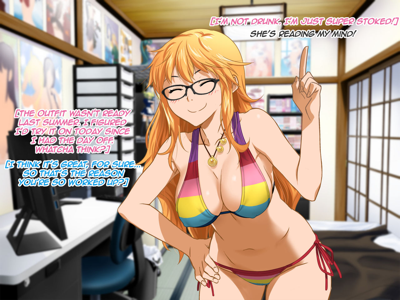 Aniya-san Change! Aki da! Mizugi da! Ofuro e GO!! | Aniya-san CHANGE! Autumn! Swimsuits! Hit the bath! page 9 full
