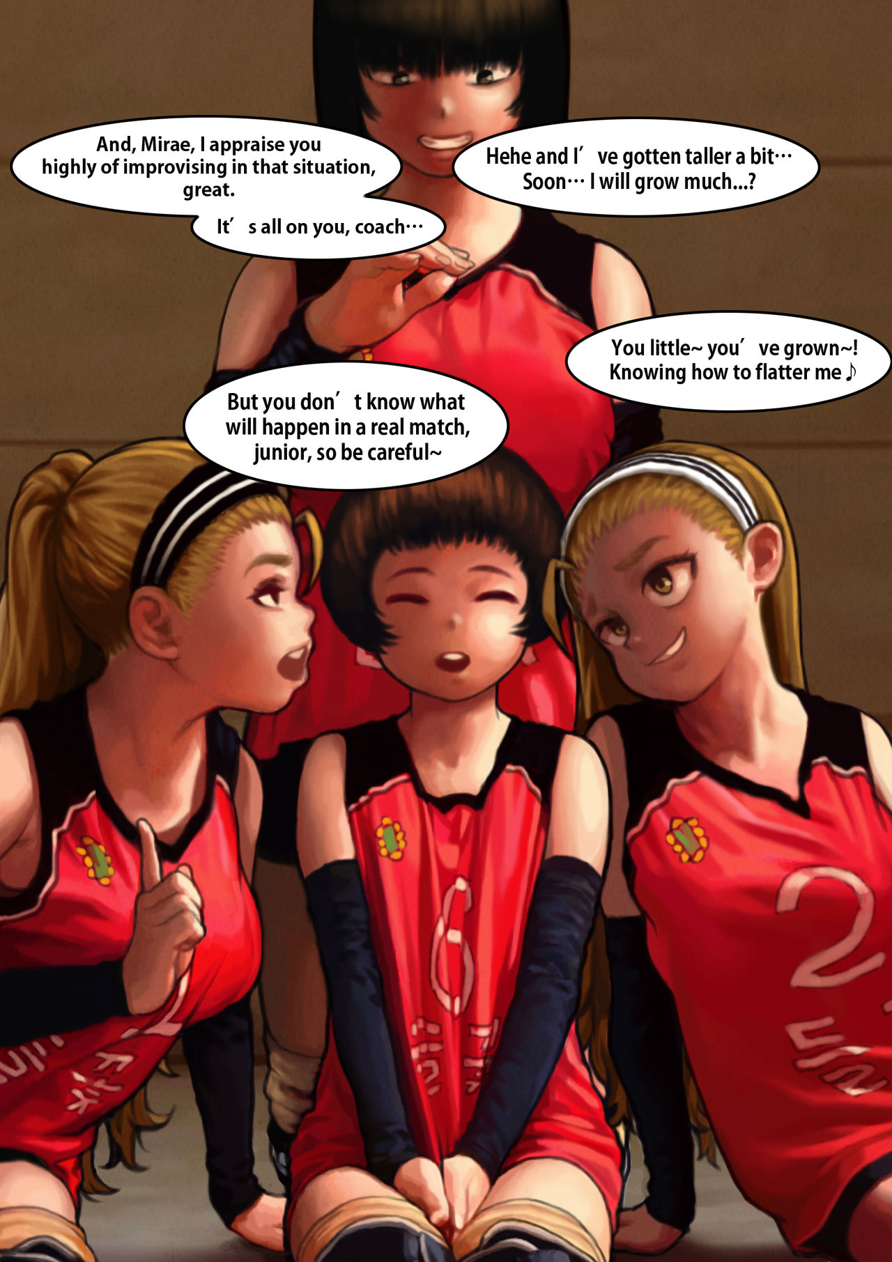 주지육림 배구부 2  한국어&amp;English page 3 full