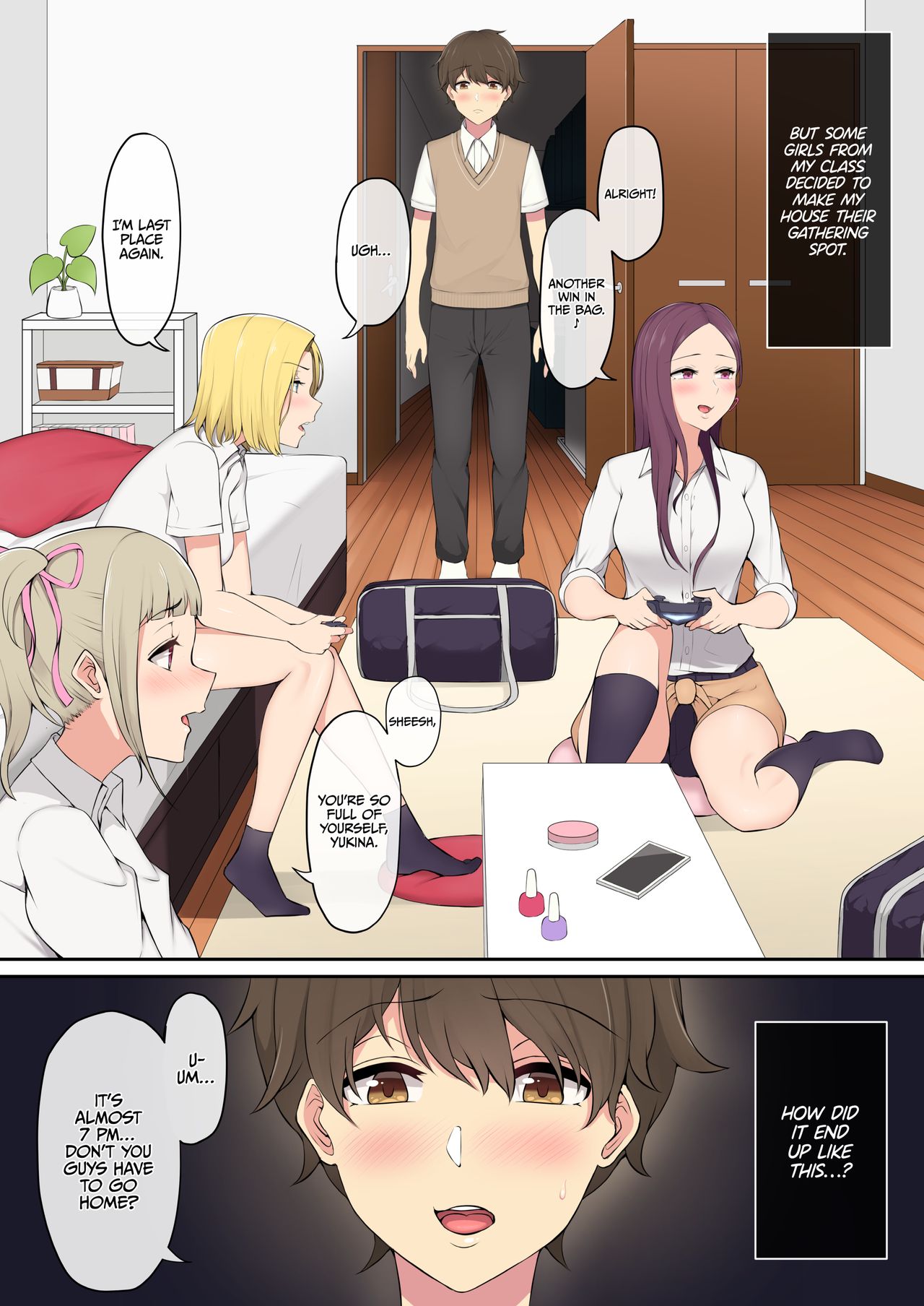 Imaizumin-chi wa Douyara Gal no Tamariba ni Natteru Rashii | IMAIZUMI BRINGS ALL THE GYARUS TO HIS HOUSE page 3 full