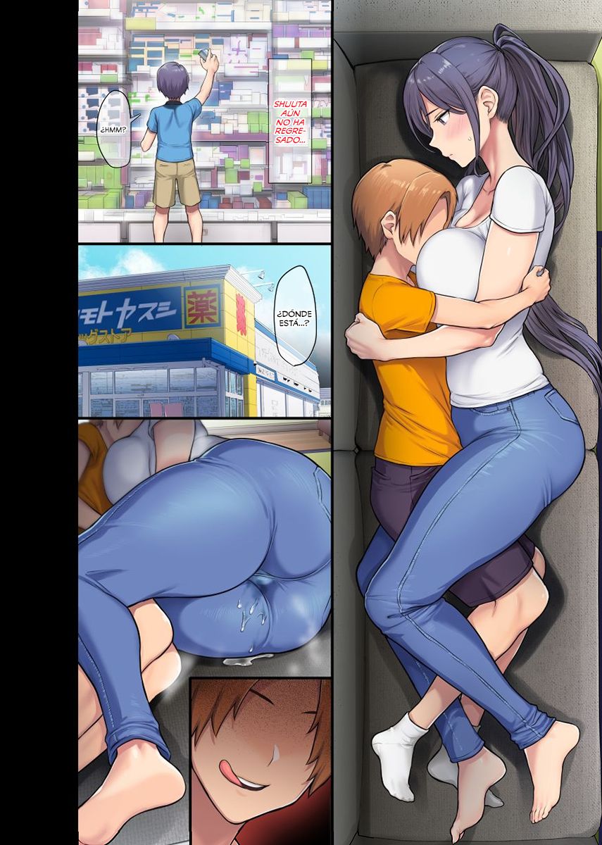 Kyonyuu Miboujin to Musuko no Waruui Otomodachi Honpen Rensai | Una Viuda de grandes tetas y el mal amigo de su hijo page 9 full