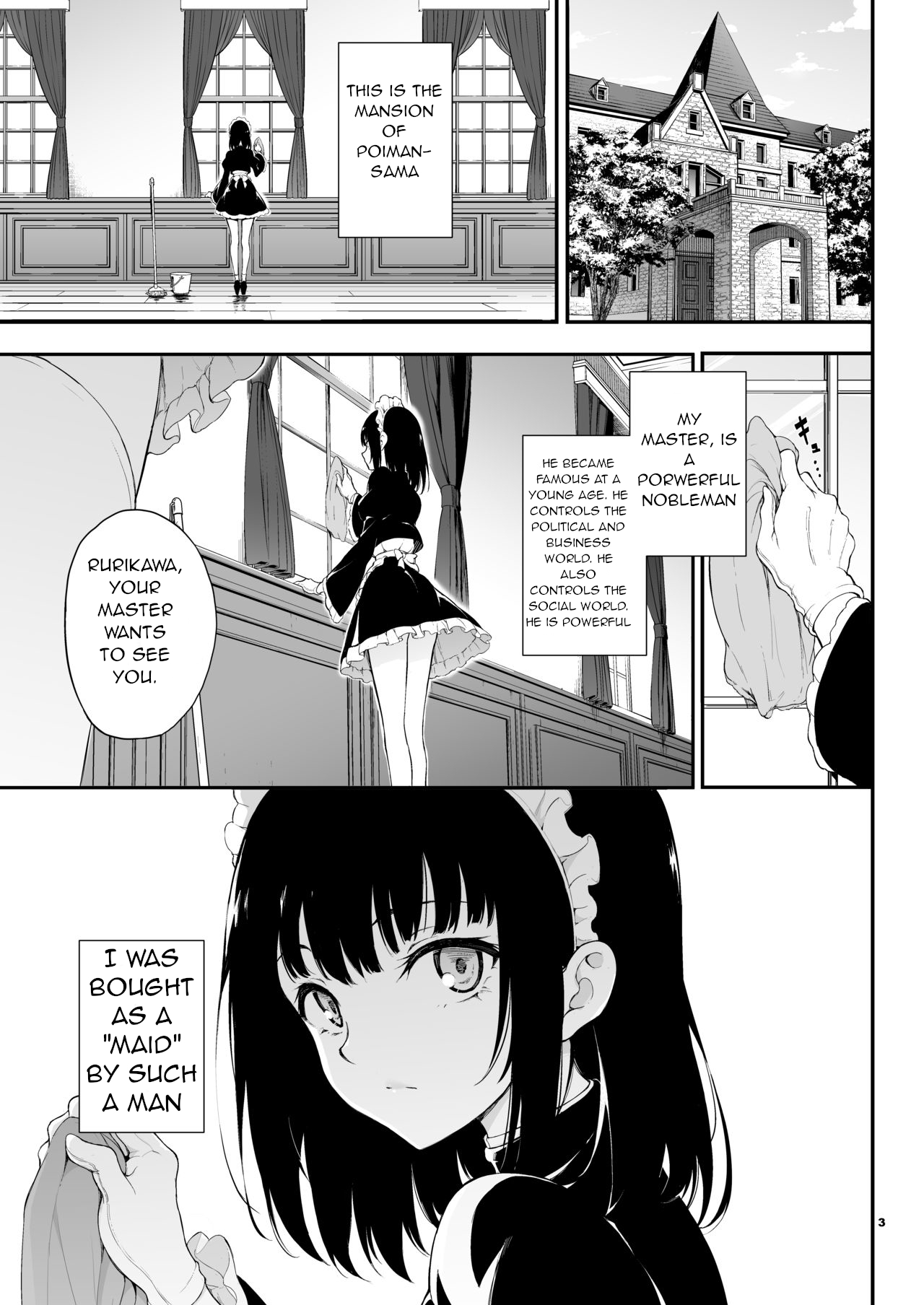 Maid Kyouiku. -Botsuraku Kizoku Rurikawa Tsubaki- page 2 full