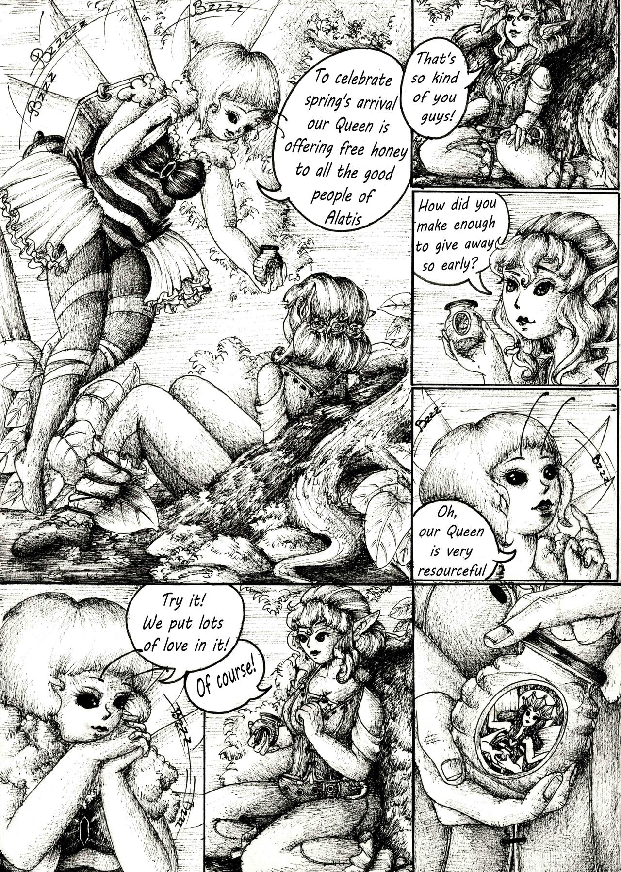 JustSketchingViolets - Honey page 2 full