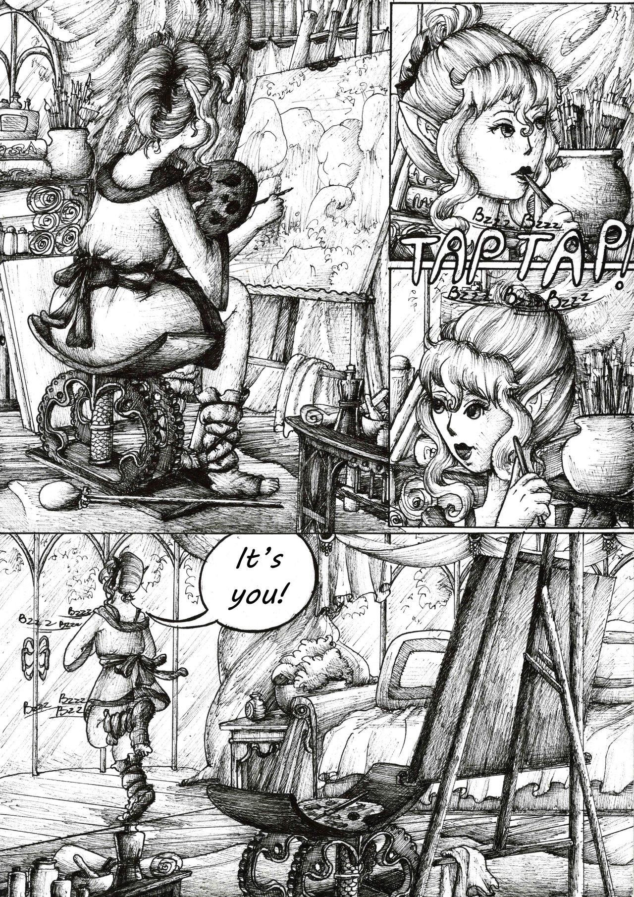 JustSketchingViolets - Honey page 8 full