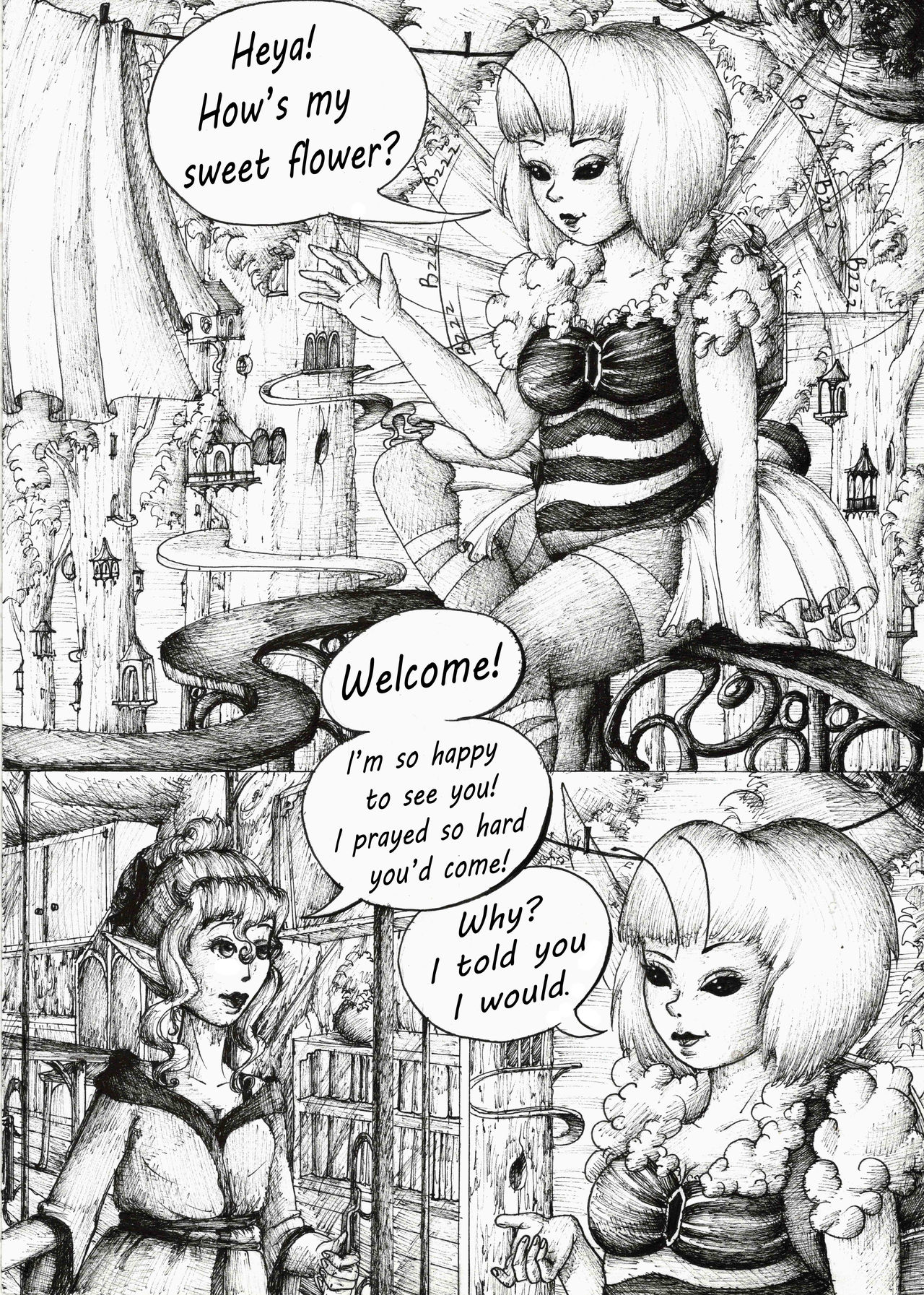 JustSketchingViolets - Honey page 9 full