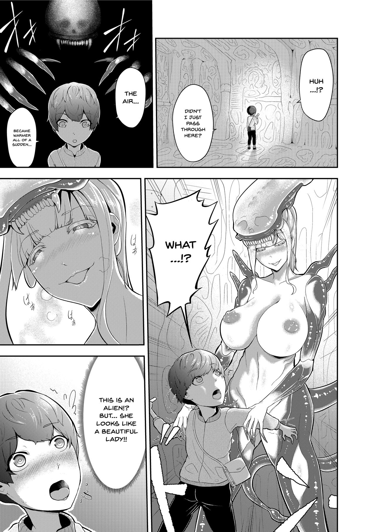 Alien Queen no Mae de Seieki o Sasageyou page 3 full