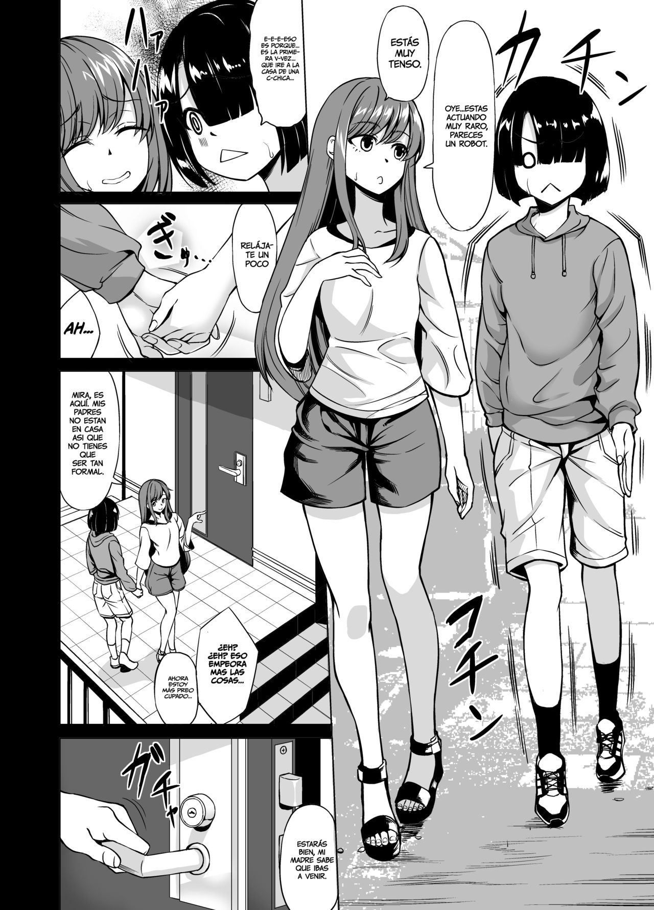 A-Cup no Kanojo yori J-Cup no Kuro Gal no Onee-san no Hou ga Ii yo ne? | ¿Prefieres estar con tu novia o con una Onee-san gyaru morena de copa-J? page 4 full