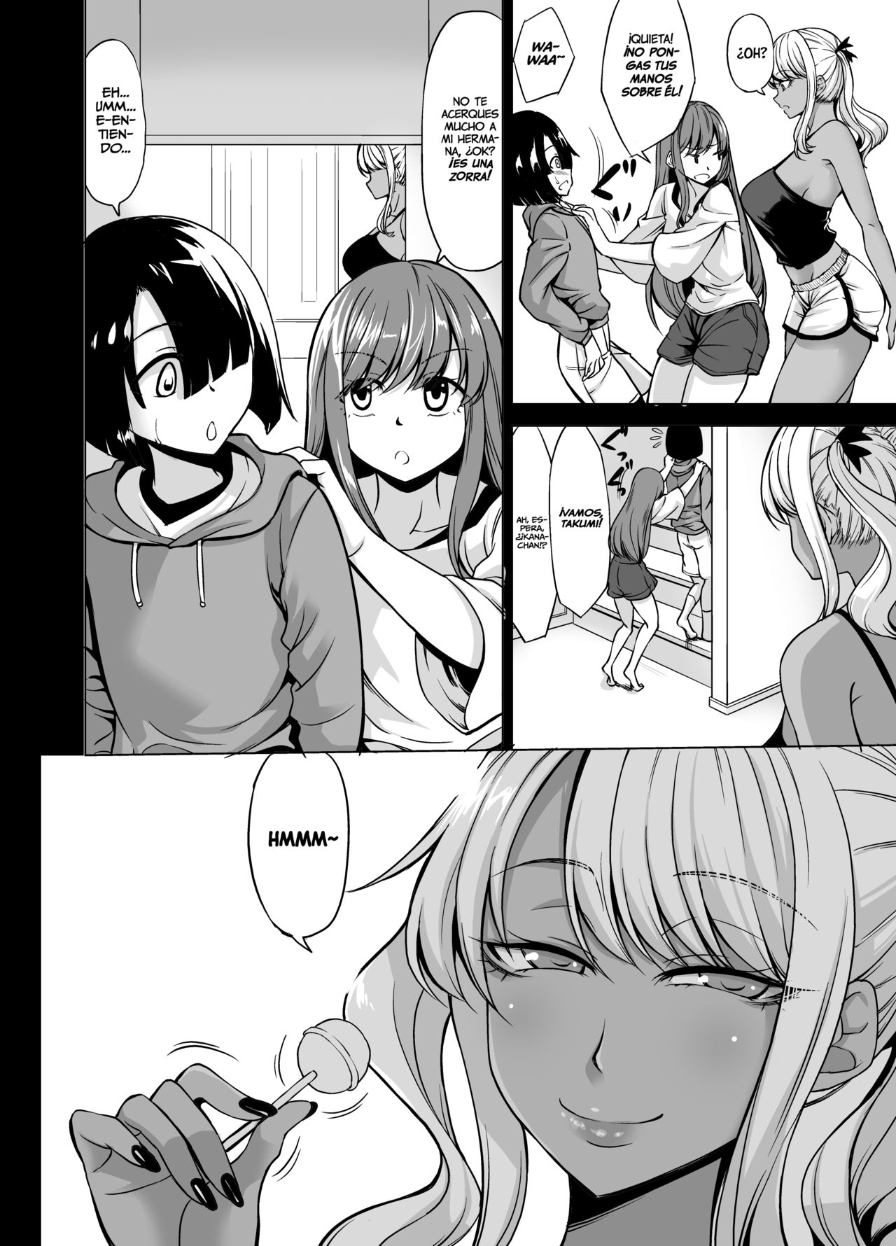 A-Cup no Kanojo yori J-Cup no Kuro Gal no Onee-san no Hou ga Ii yo ne? | ¿Prefieres estar con tu novia o con una Onee-san gyaru morena de copa-J? page 6 full