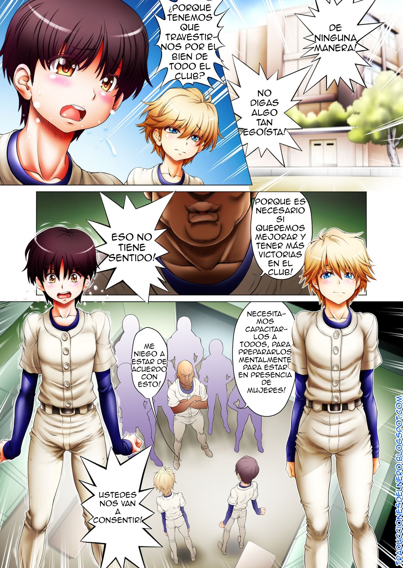 Mannen Saikai Yakyuubu o Josou de Zenryoku Ouen!- El club de béisbol de más bajo rango motivados por unas traps! page 2 full