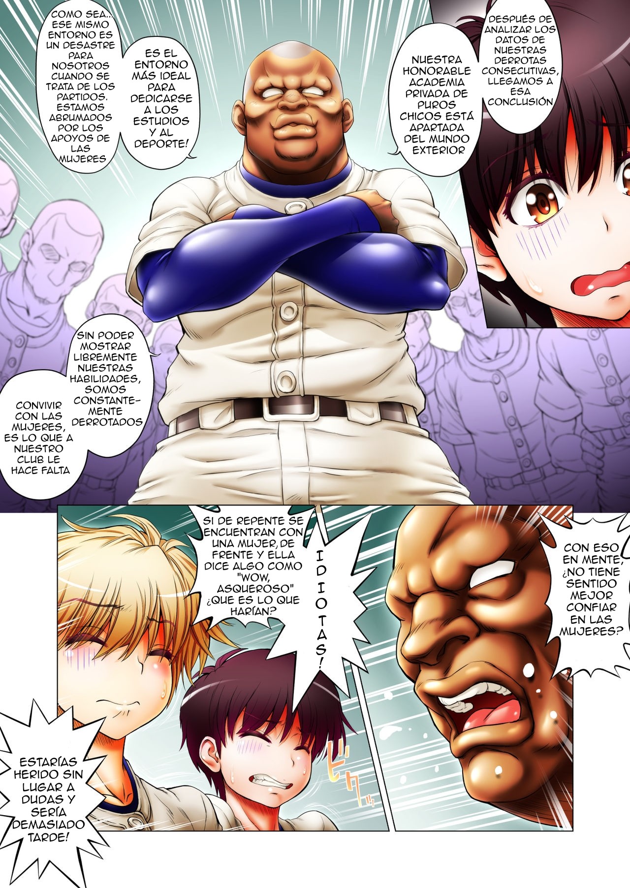 Mannen Saikai Yakyuubu o Josou de Zenryoku Ouen!- El club de béisbol de más bajo rango motivados por unas traps! page 3 full