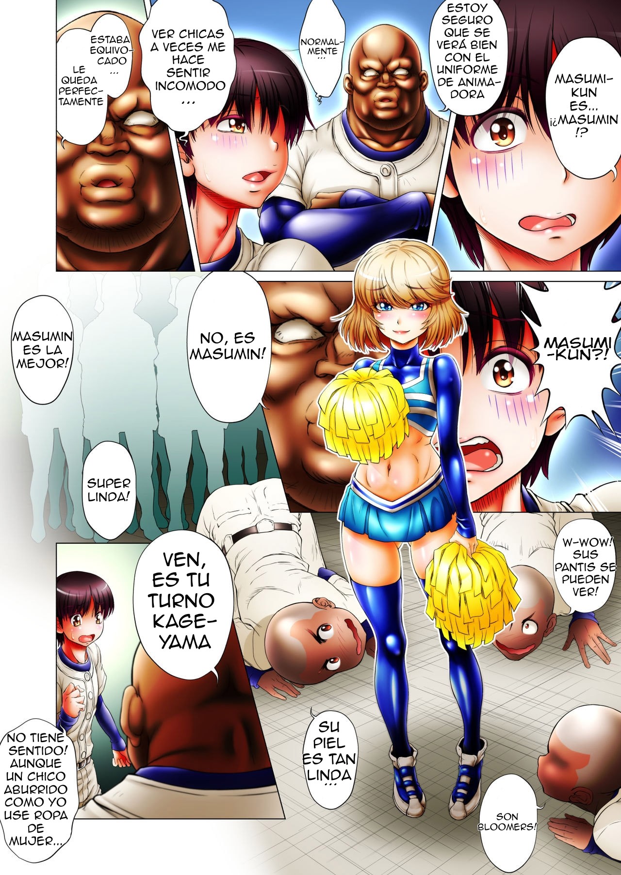 Mannen Saikai Yakyuubu o Josou de Zenryoku Ouen!- El club de béisbol de más bajo rango motivados por unas traps! page 6 full