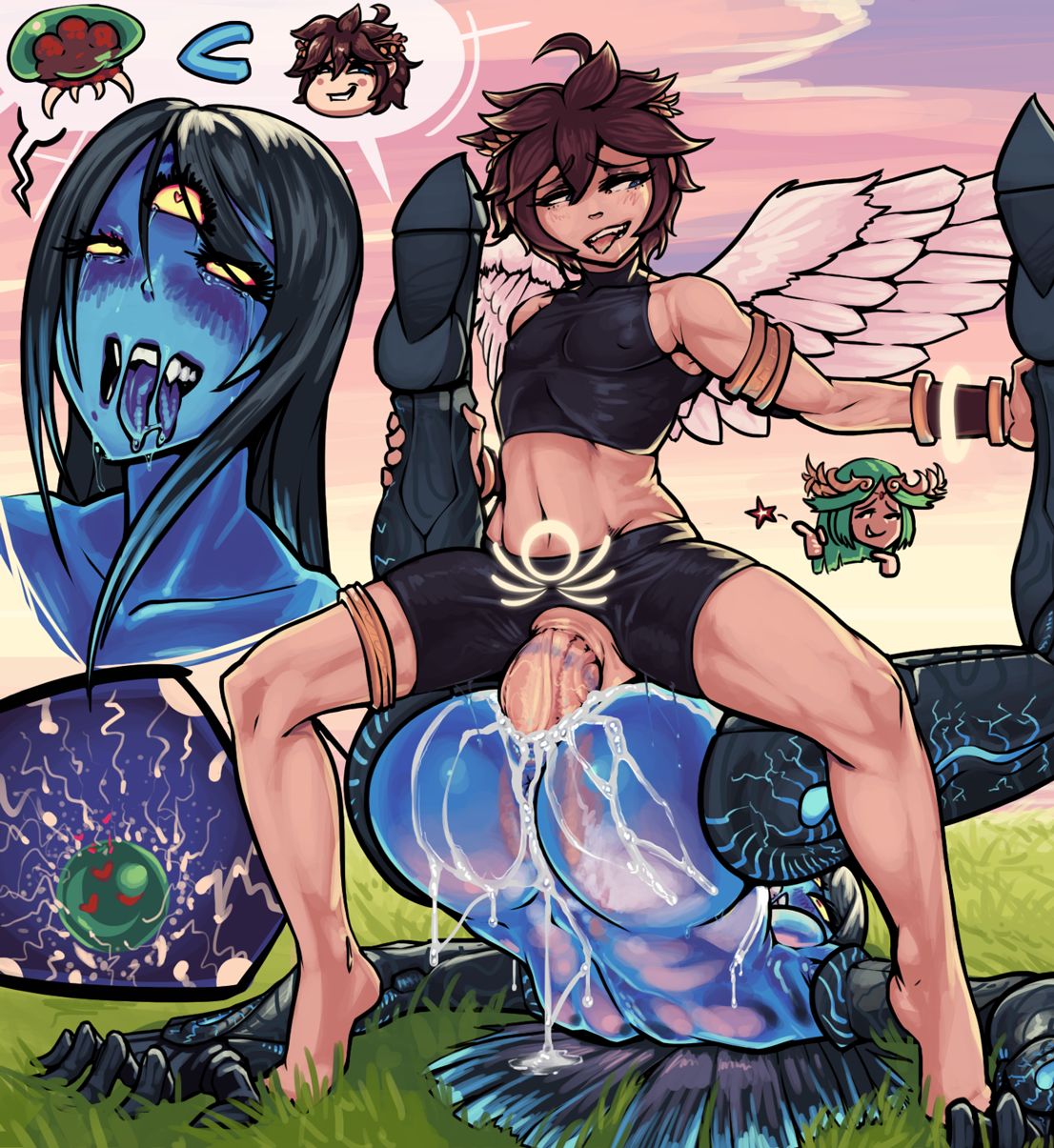 Pit and Samus vs Dark Pit and Dark Samus page 8 full