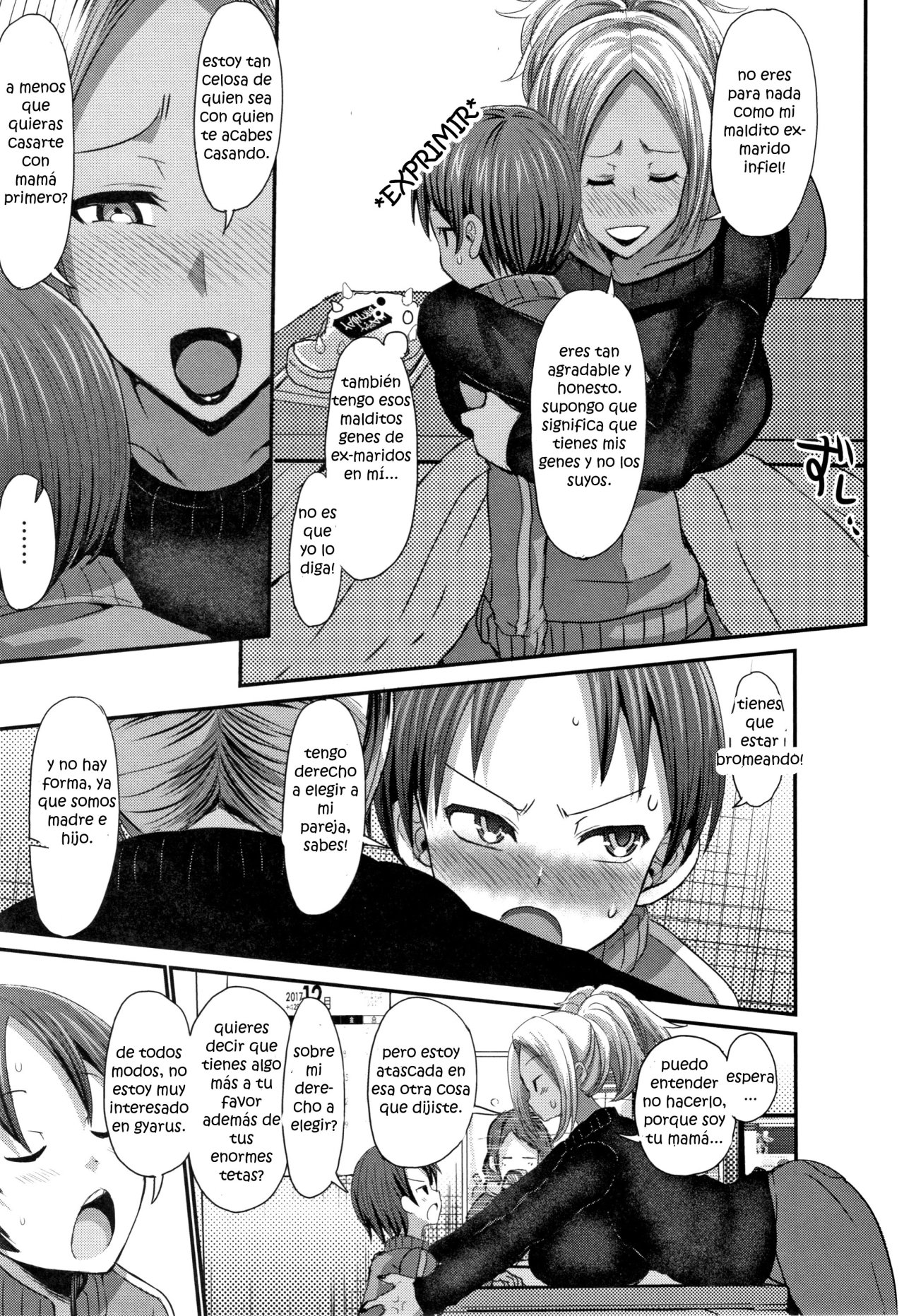 Kyonyuu Gal Mama wa Yasashii Musuko Ni Totsugitai! | A Big Titted Gyaru Mom Wants to Marry her Kind Son page 3 full