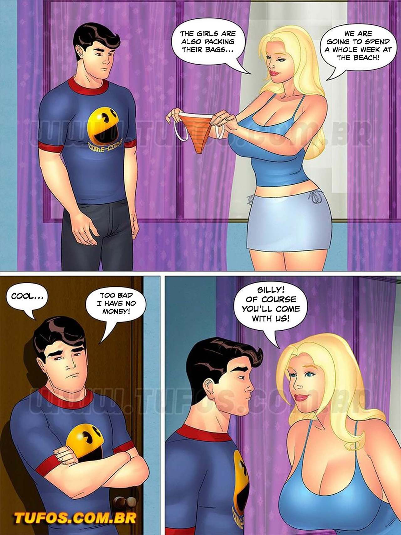 Tia, Primas E Cia .  - 25 - A micro bikini - english page 3 full