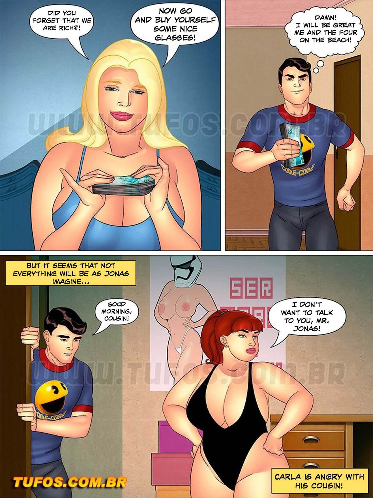 Tia, Primas E Cia .  - 25 - A micro bikini - english page 4 full