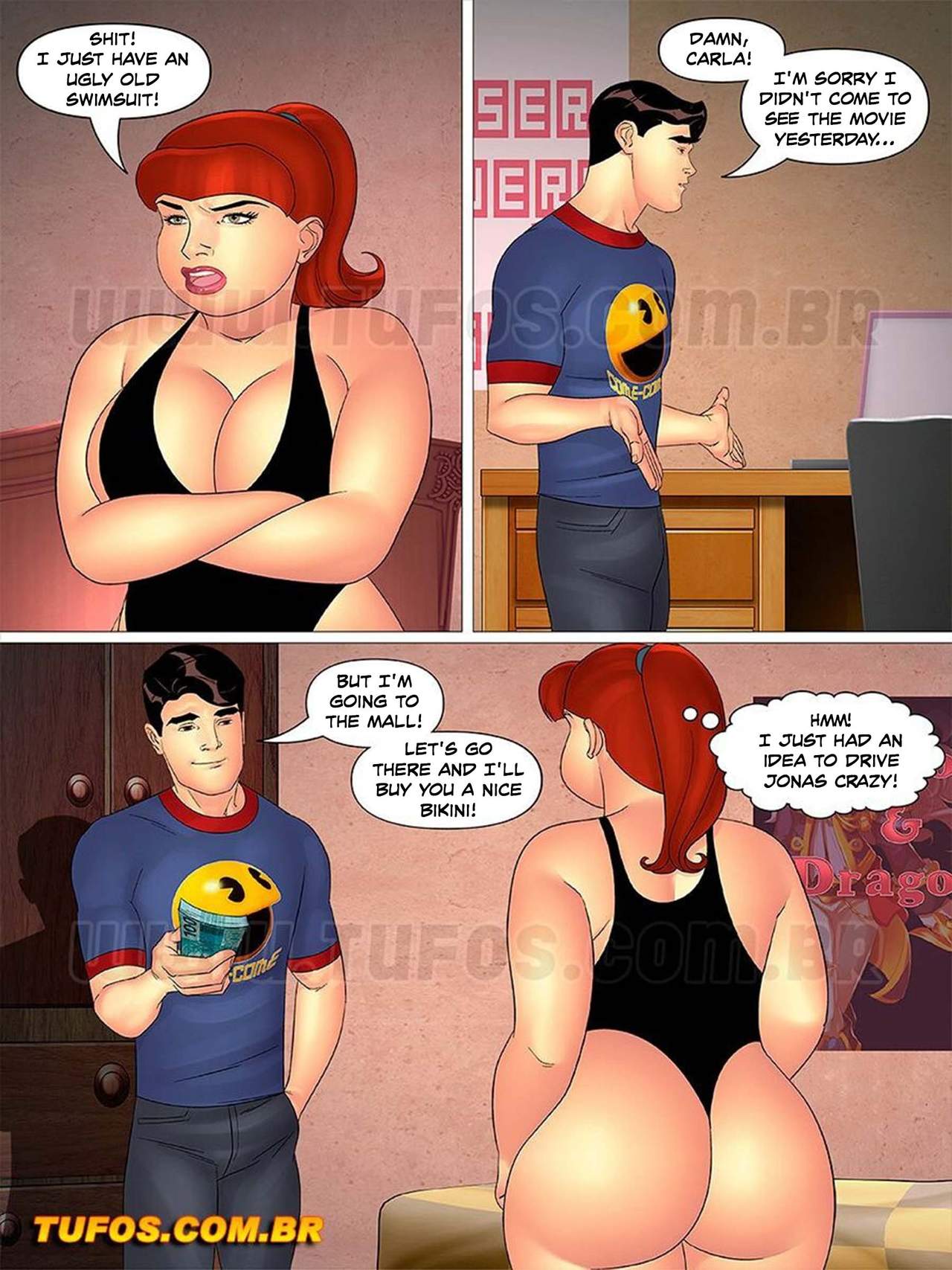 Tia, Primas E Cia .  - 25 - A micro bikini - english page 5 full