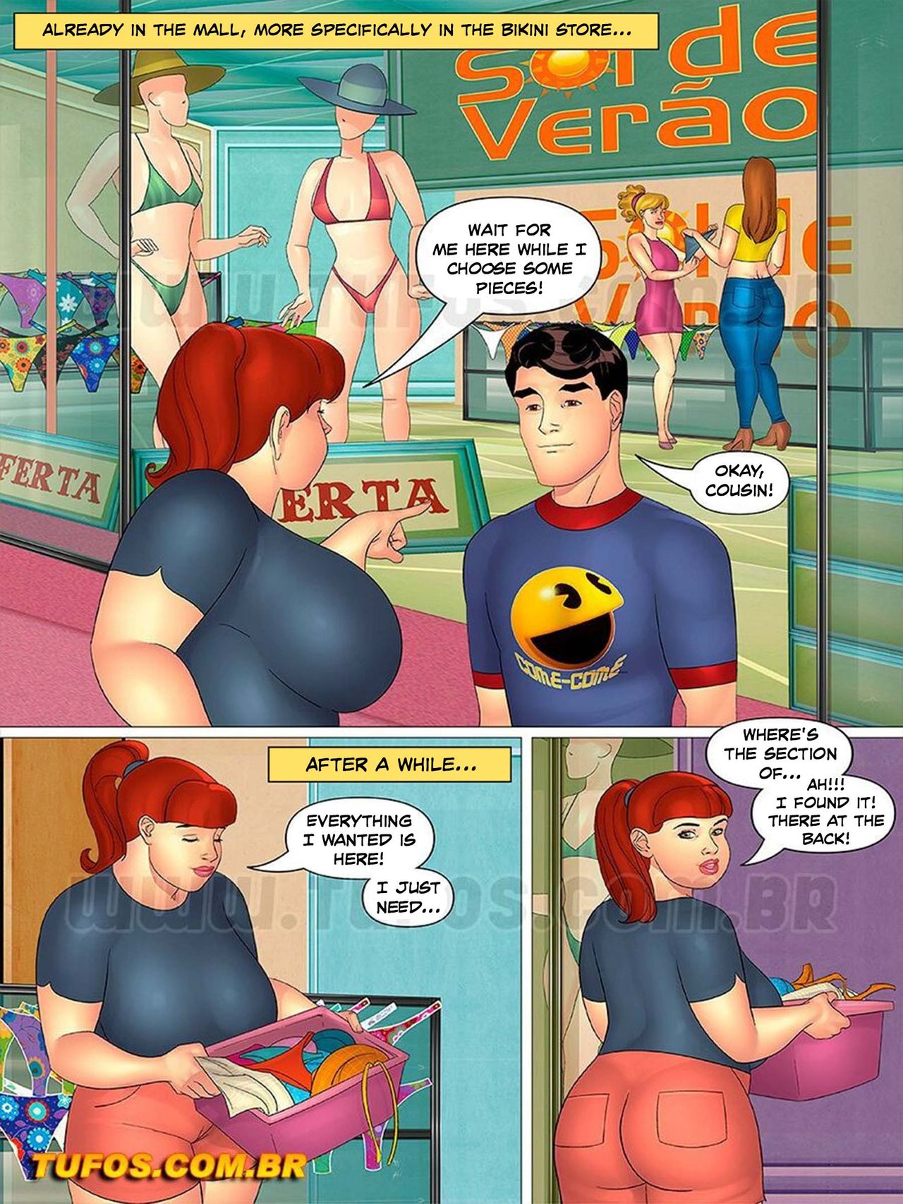 Tia, Primas E Cia .  - 25 - A micro bikini - english page 6 full