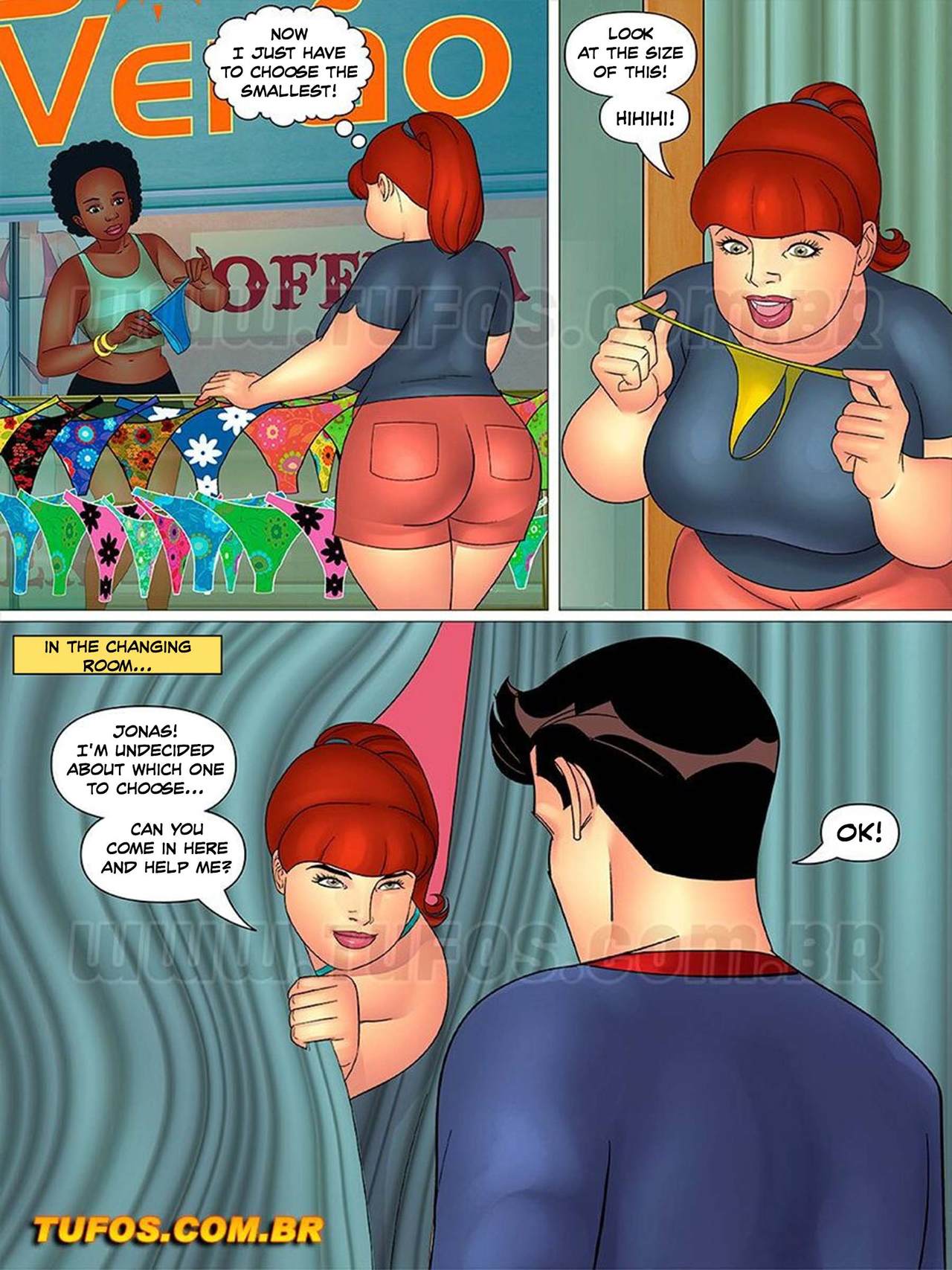 Tia, Primas E Cia .  - 25 - A micro bikini - english page 7 full