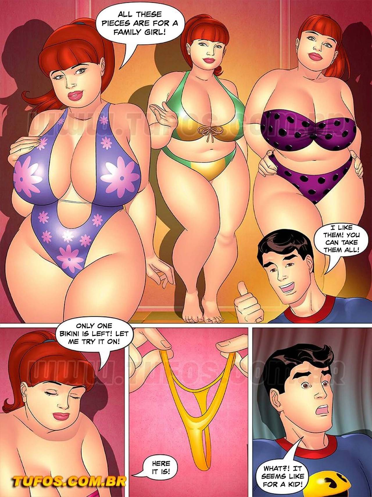 Tia, Primas E Cia .  - 25 - A micro bikini - english page 9 full