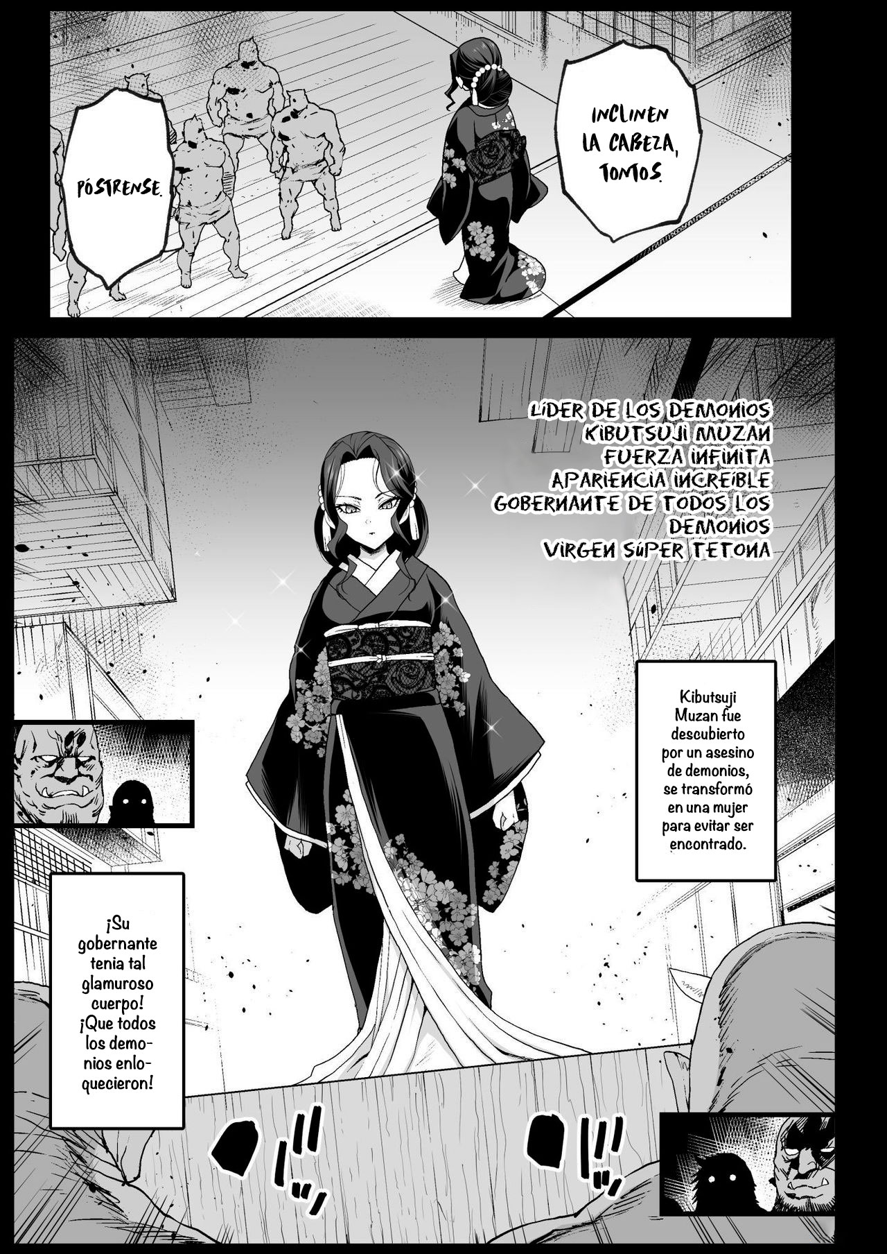 Mesu Ochi Jou Muzan-sama - RAPE OF DEMON SLAYER 4 | Haciendo Un Desastre De Lady Muzan-Sama - RAPE OF DEMON SLAYER 4 page 4 full