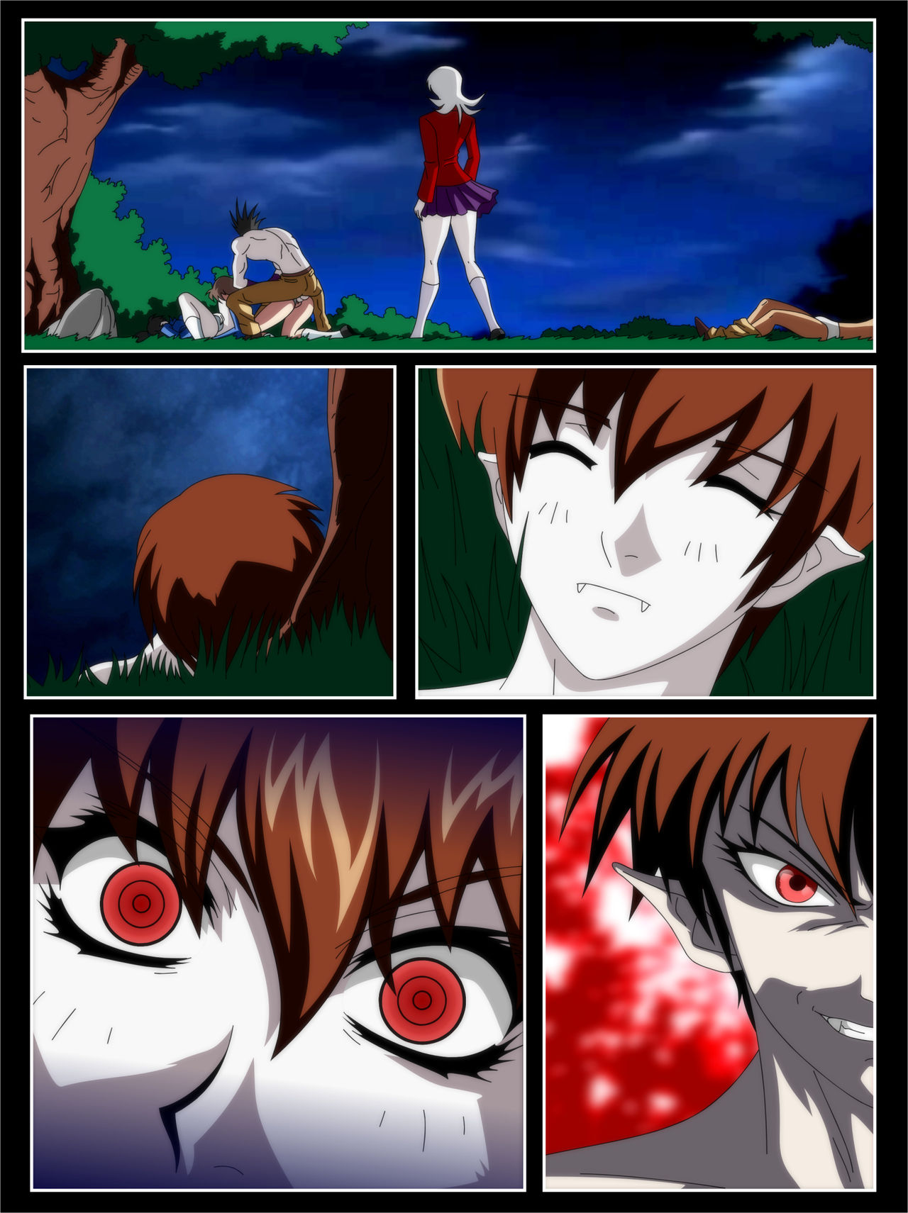 Anzu's Vampire Gang page 9 full