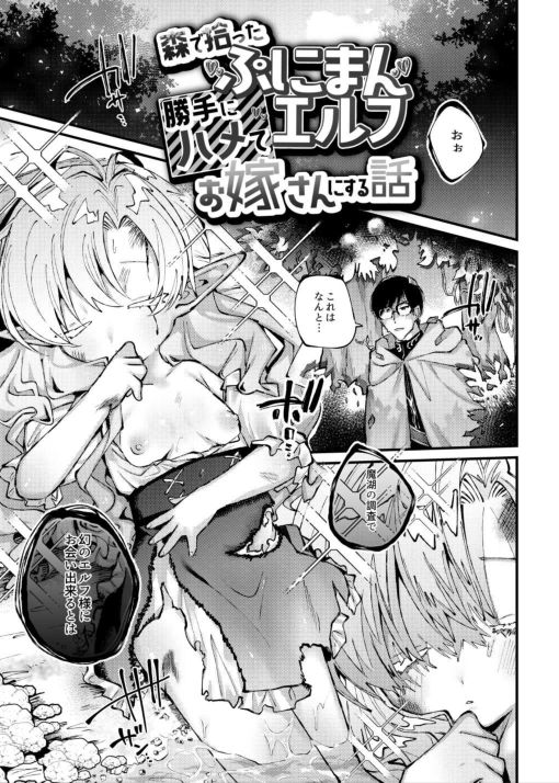 Mori de Hirotta Puniman Erufu Katte ni Hamete Oyomesan nisuru Hanashi page 3 full