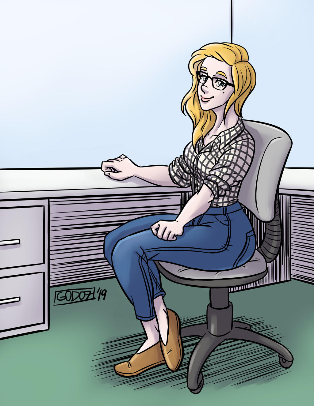 Fresh Office Girl page 1 full