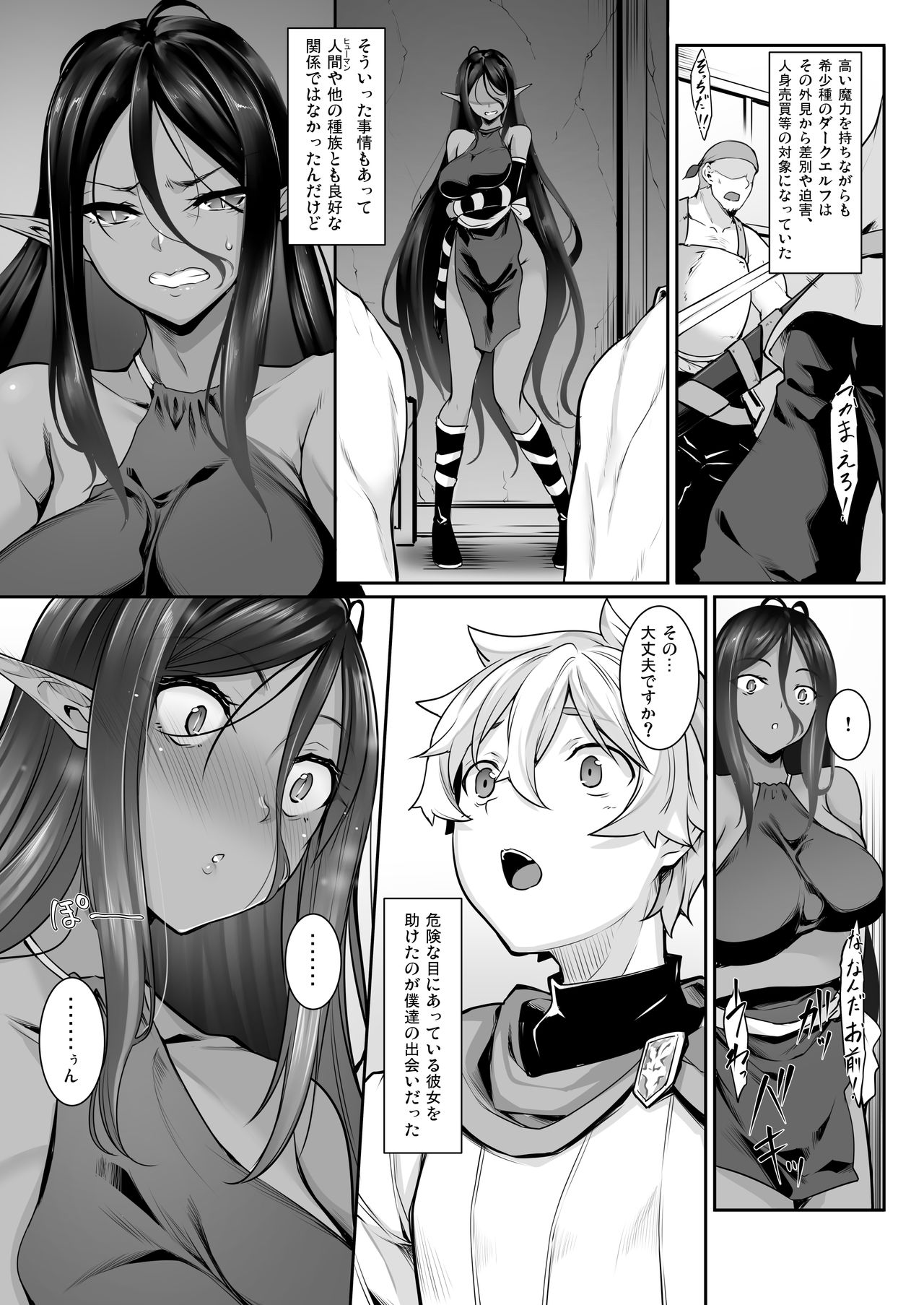 Chotto dake Ai ga Omoi Dark Elf ga Isekai kara Oikakete Kita page 10 full